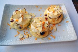 White Chocolate Orange Cookies with Sweet Ricotta Cream, Modern Honey