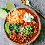 Award-Winning Beef Chili Recipe Chili Cook-Off Winning Beef Chili Recipe. There are SECRET ingredients that make this a winning chili recipe. How to make the best chili around! People will be begging for the recipe and want to know your secrets. www.modernhoney.com #chili #chilirecipe #beefchili