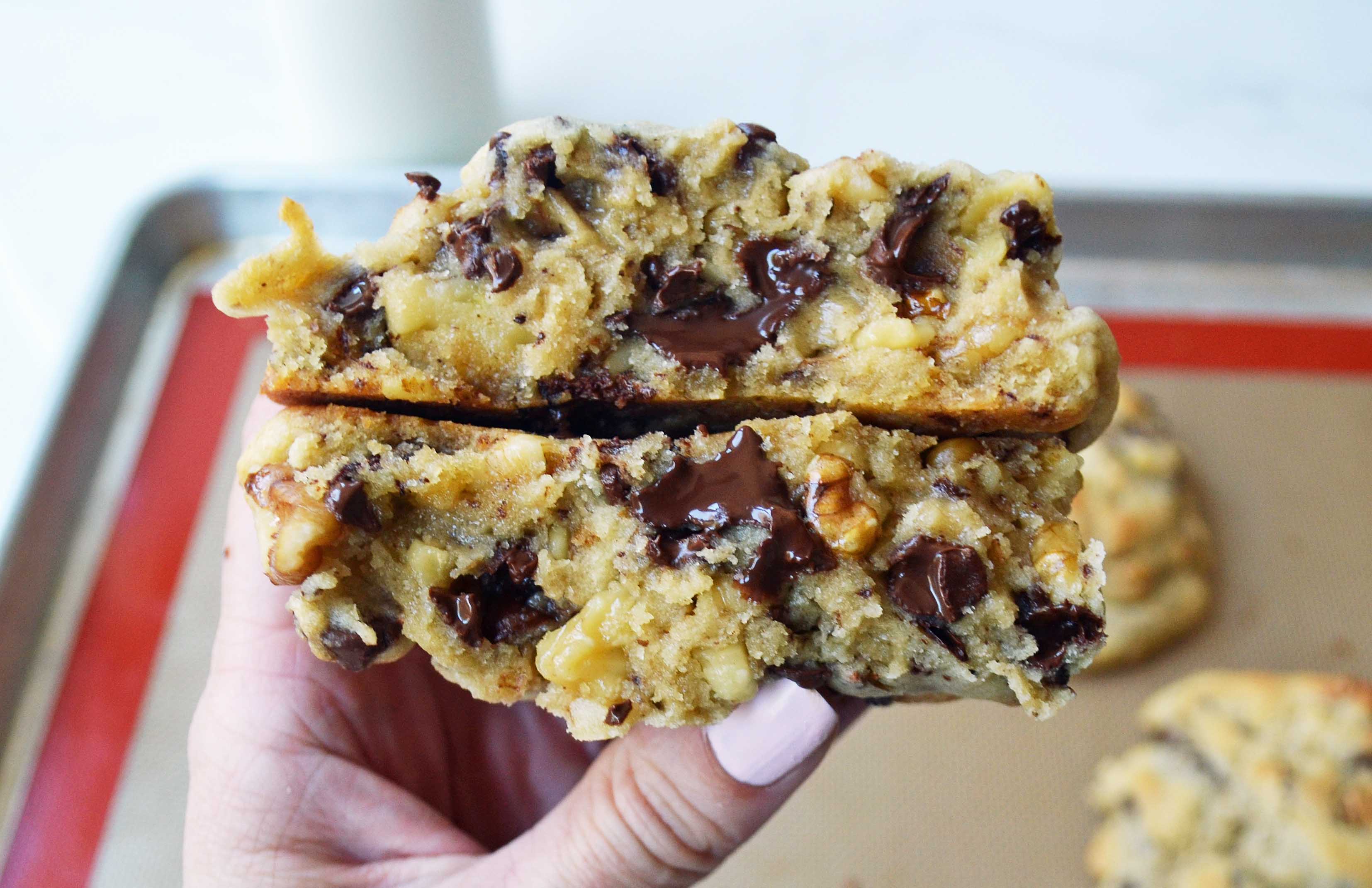 Levain Bakery Chocolate Chip Cookie Copycat Recipe by Modern Honey