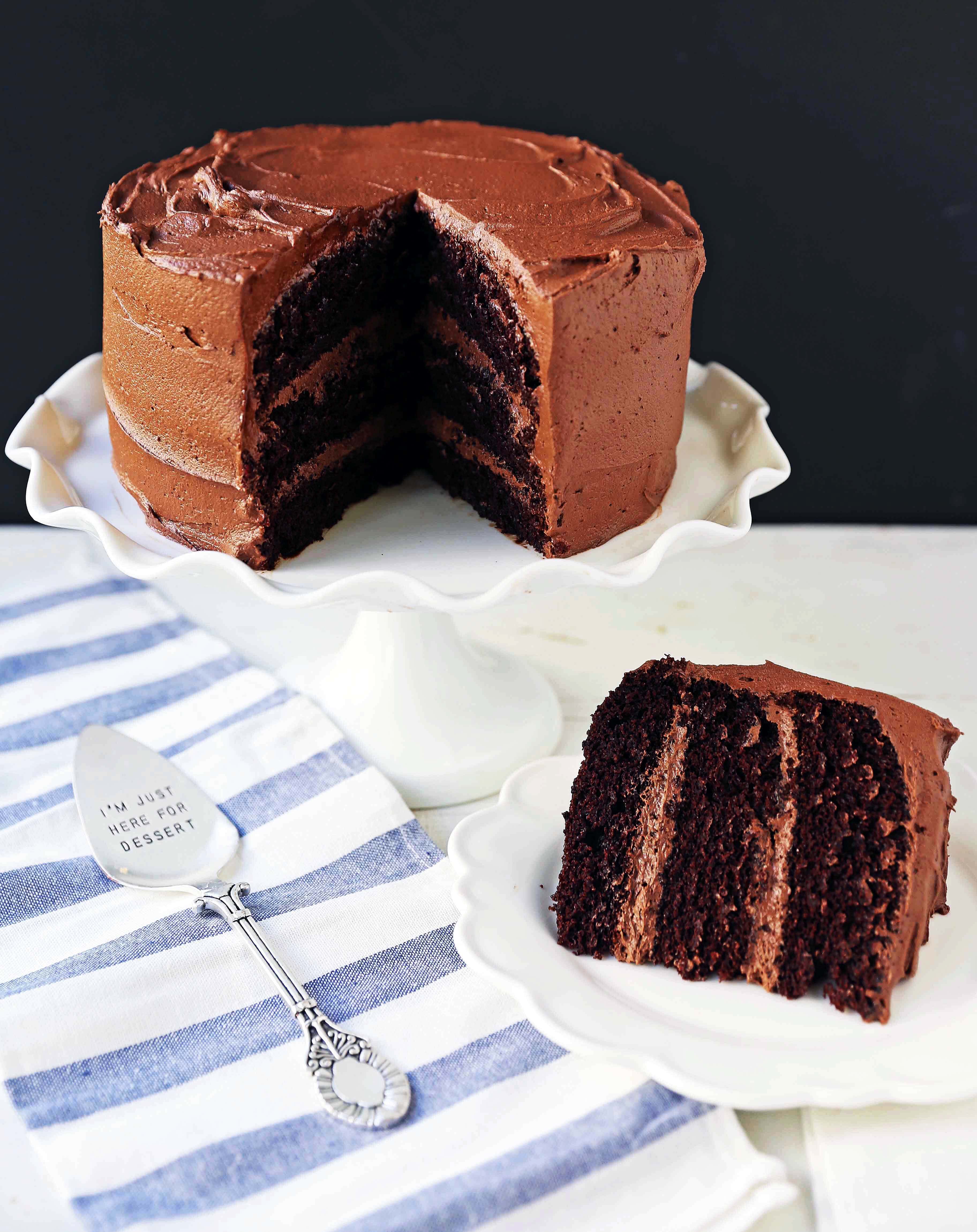 Love At First Sight Chocolate Cake Modern Honey