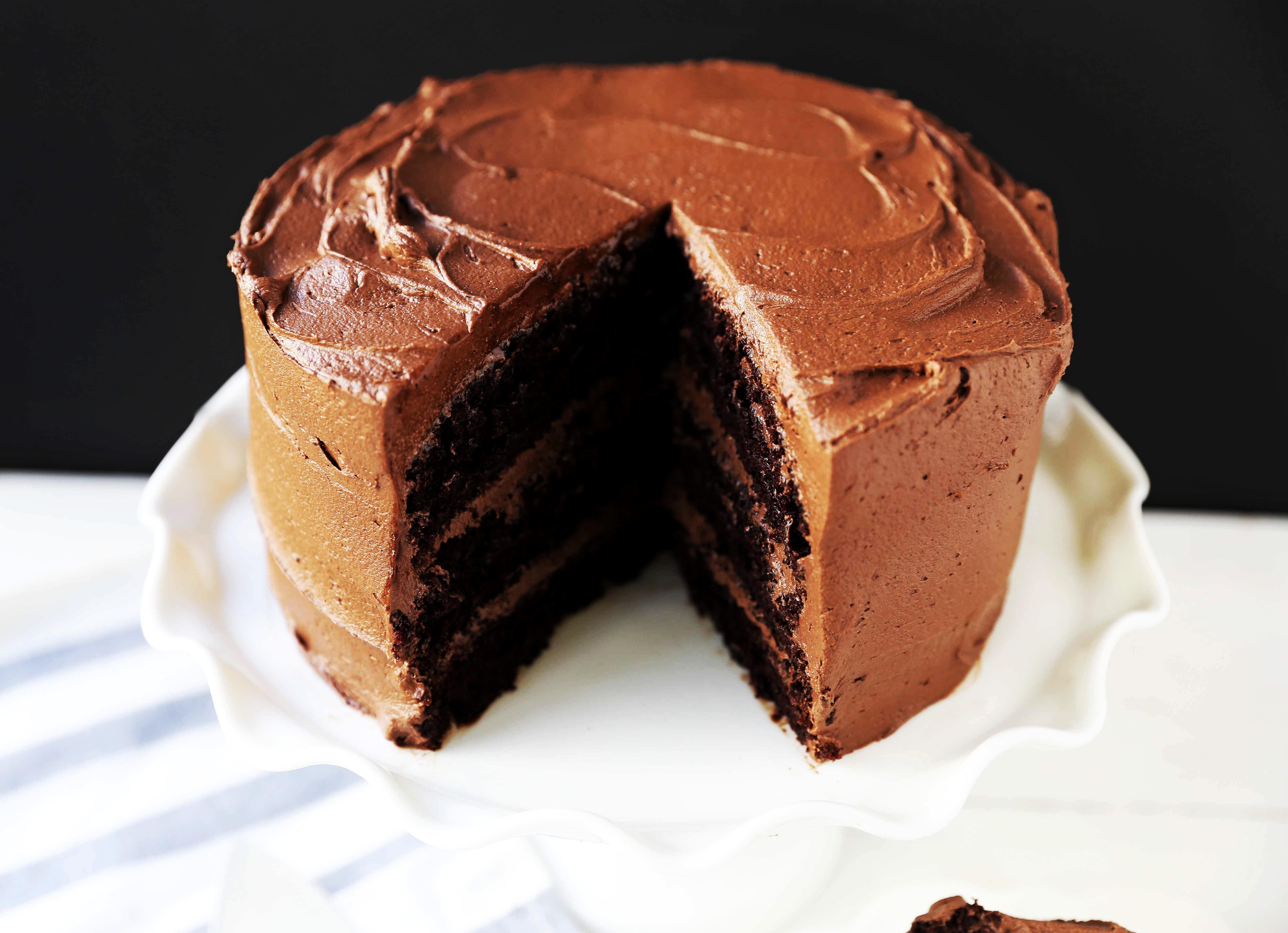 Love at First Sight Chocolate Cake – Modern Honey