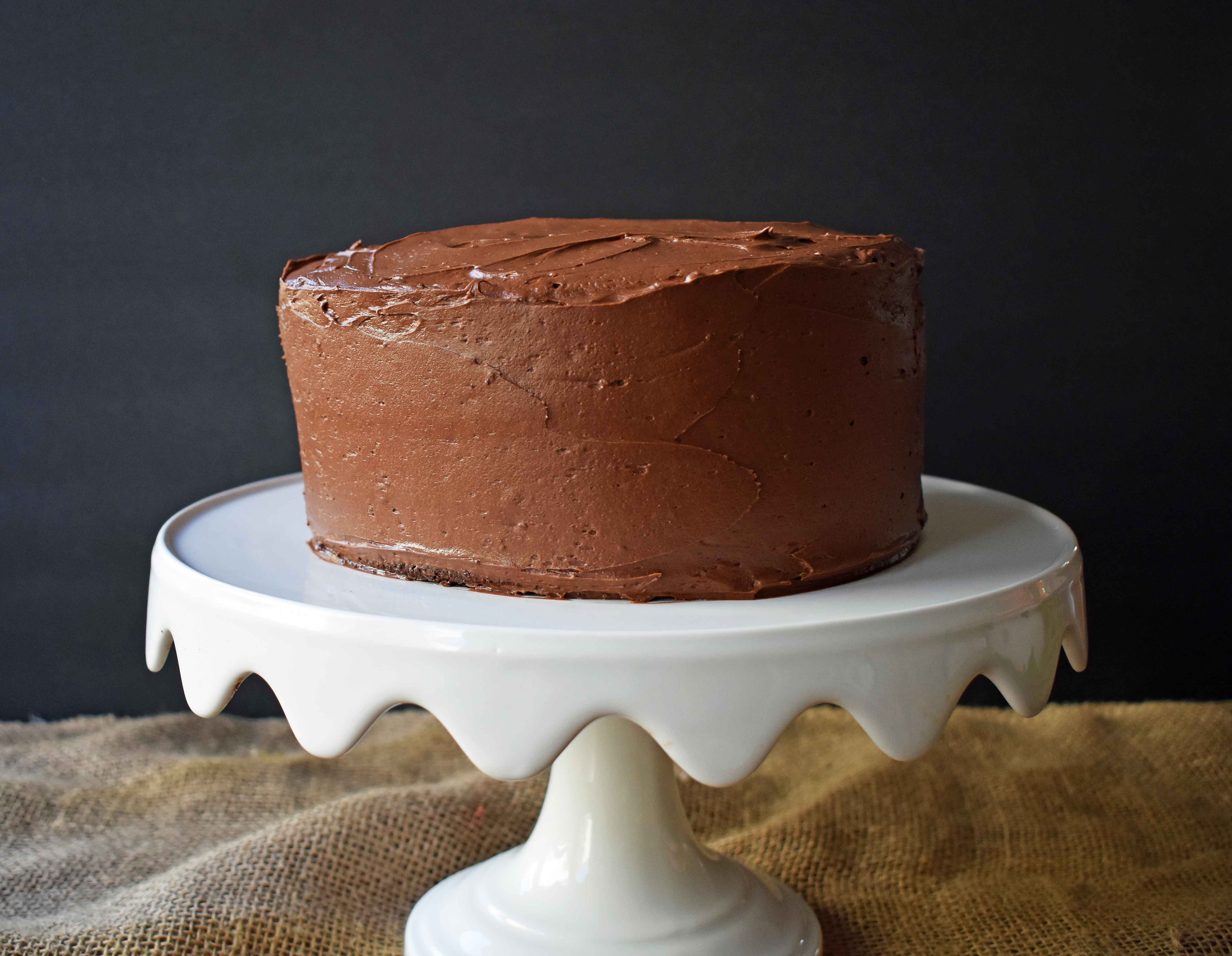 Love At First Sight Chocolate Cake by Modern Honey. Best Chocolate Cake Recipe in the World.