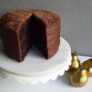 Love at First Sight Chocolate Cake by Modern Honey - www.modernhoney.com