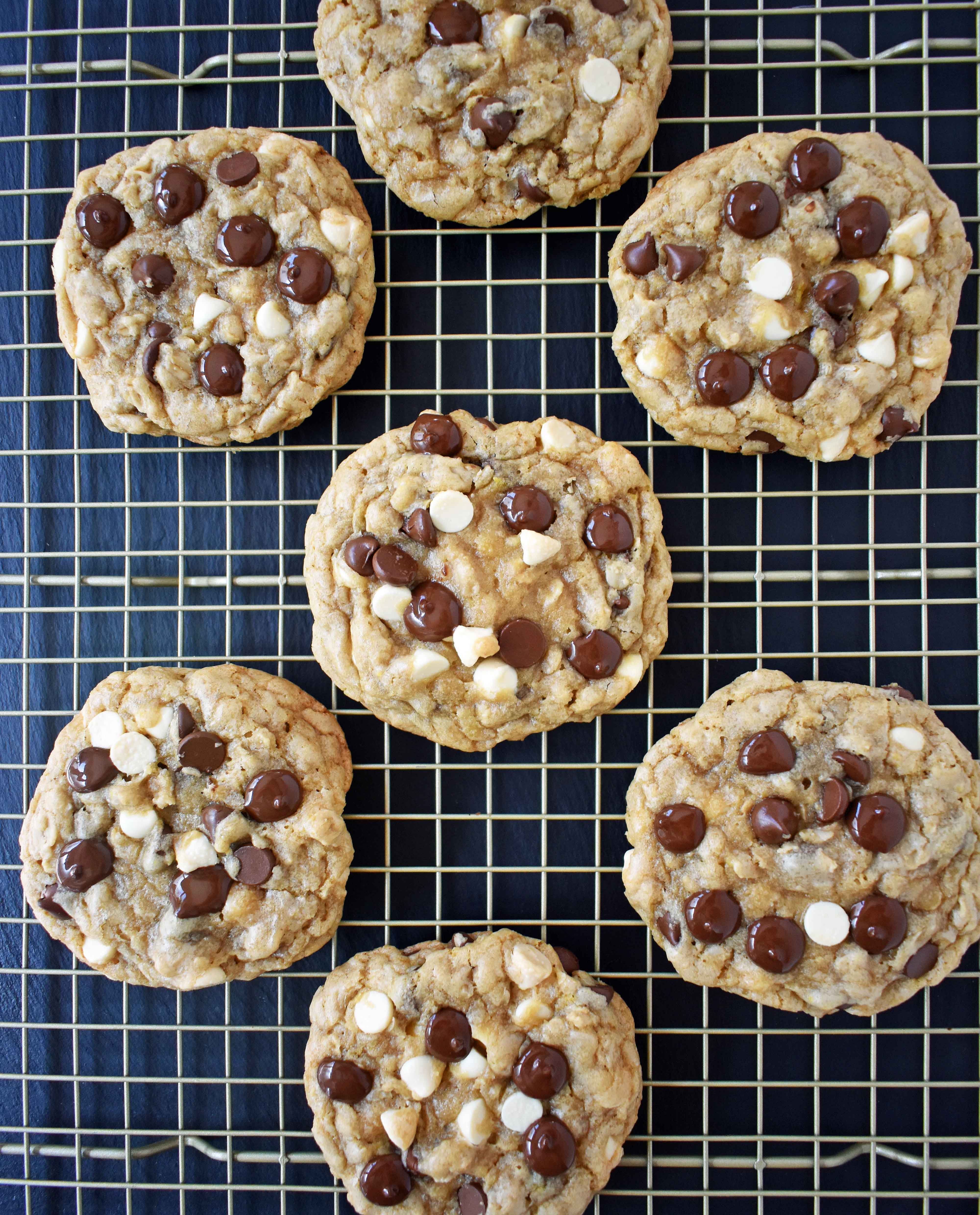 I Want to Marry You Cookies by Modern Honey. The original recipe for the famous saucepan cookie. Chocolate Chip Cookie with rich, toffee flavor studded with white chocolate chips, chocolate chips, and a touch of oatmeal. The most popular recipe on Cooking Channel in 2012. www.modernhoney.com