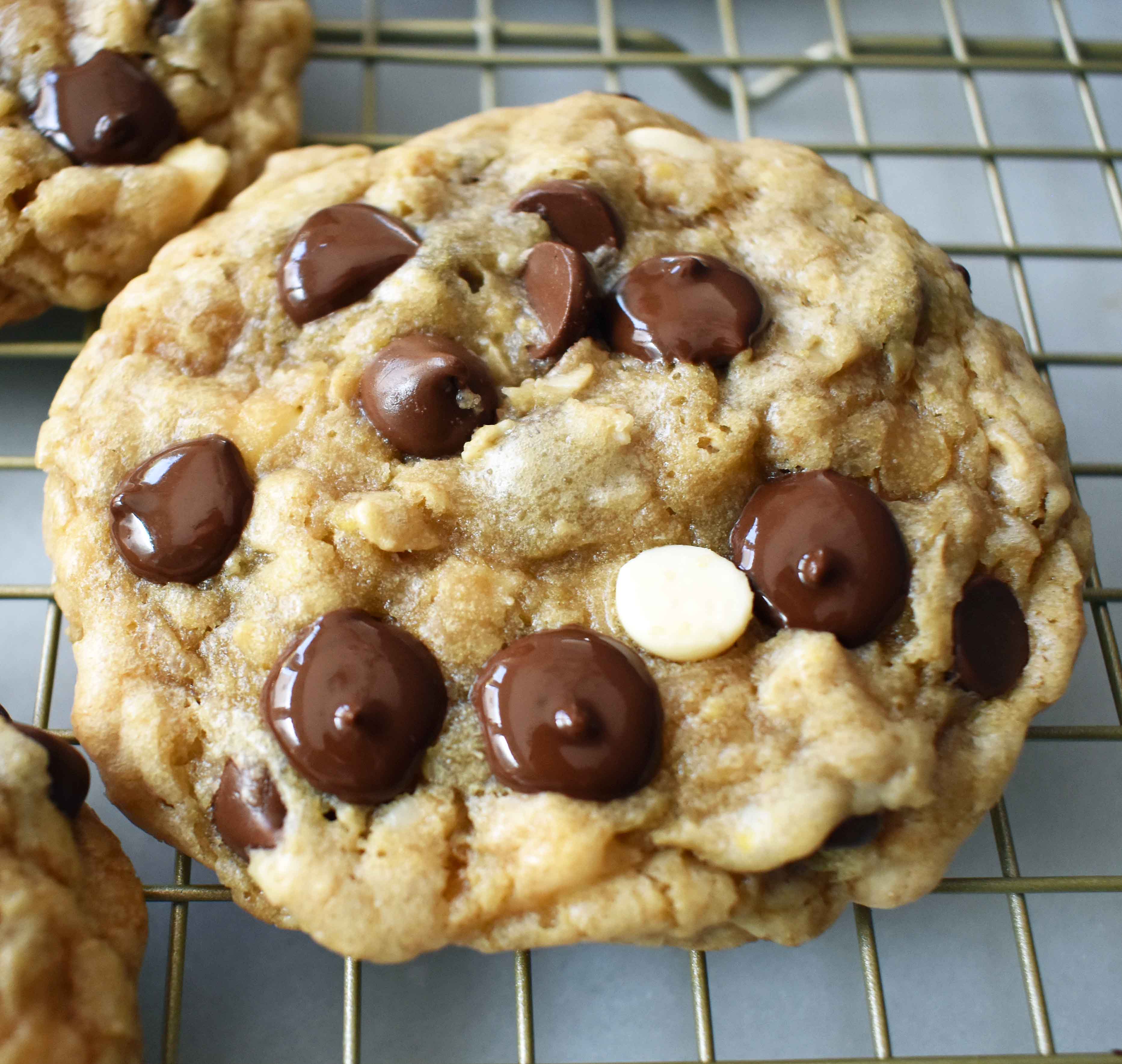 I Want to Marry You Cookies by Modern Honey. The original recipe for the famous saucepan cookie. Chocolate Chip Cookie with rich, toffee flavor studded with white chocolate chips, chocolate chips, and a touch of oatmeal. The most popular recipe on Cooking Channel in 2012. www.modernhoney.com