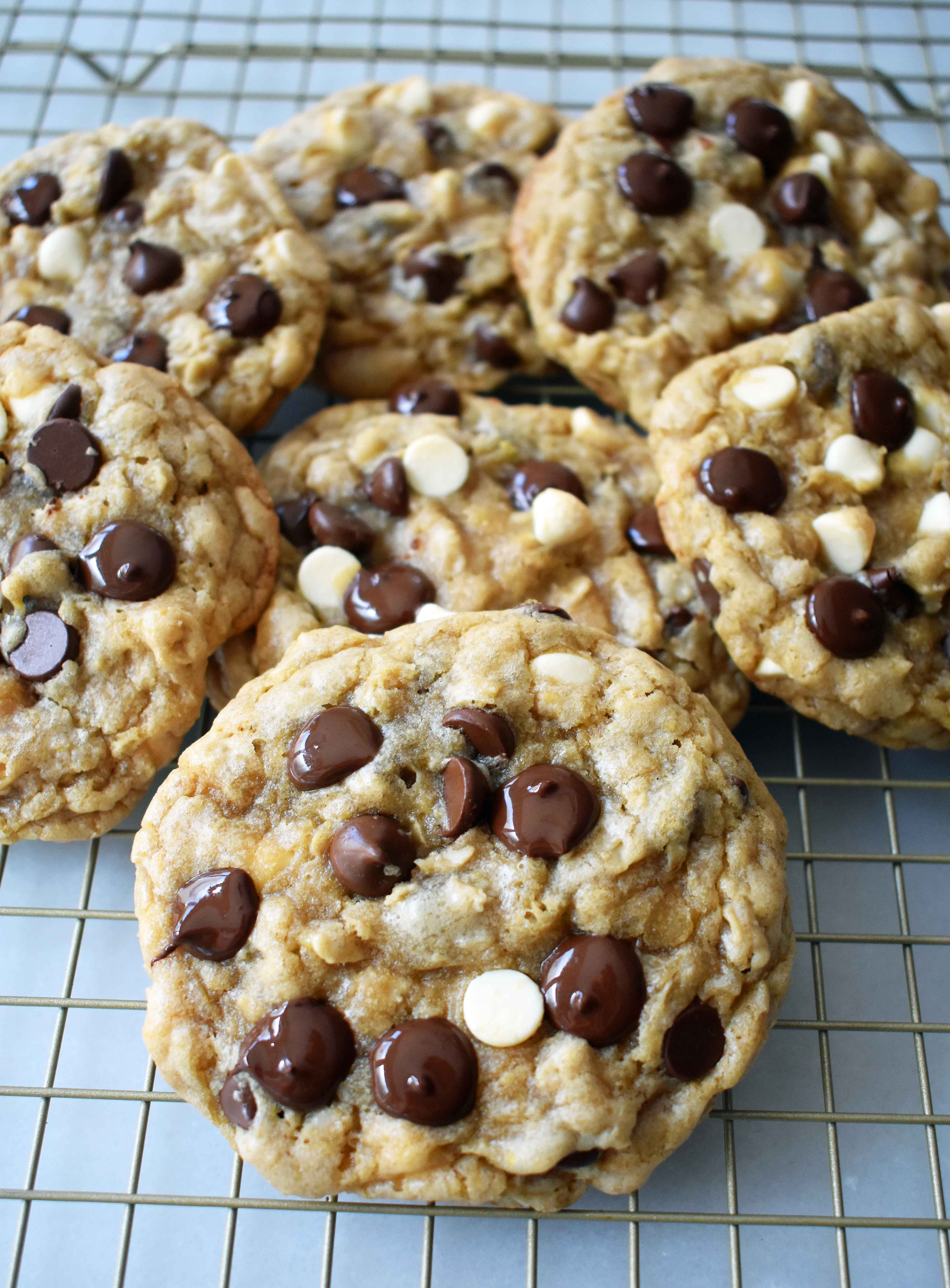 I Want to Marry You Cookies by Modern Honey. The original recipe for the famous saucepan cookie. Chocolate Chip Cookie with rich, toffee flavor studded with white chocolate chips, chocolate chips, and a touch of oatmeal. The most popular recipe on Cooking Channel in 2012. www.modernhoney.com