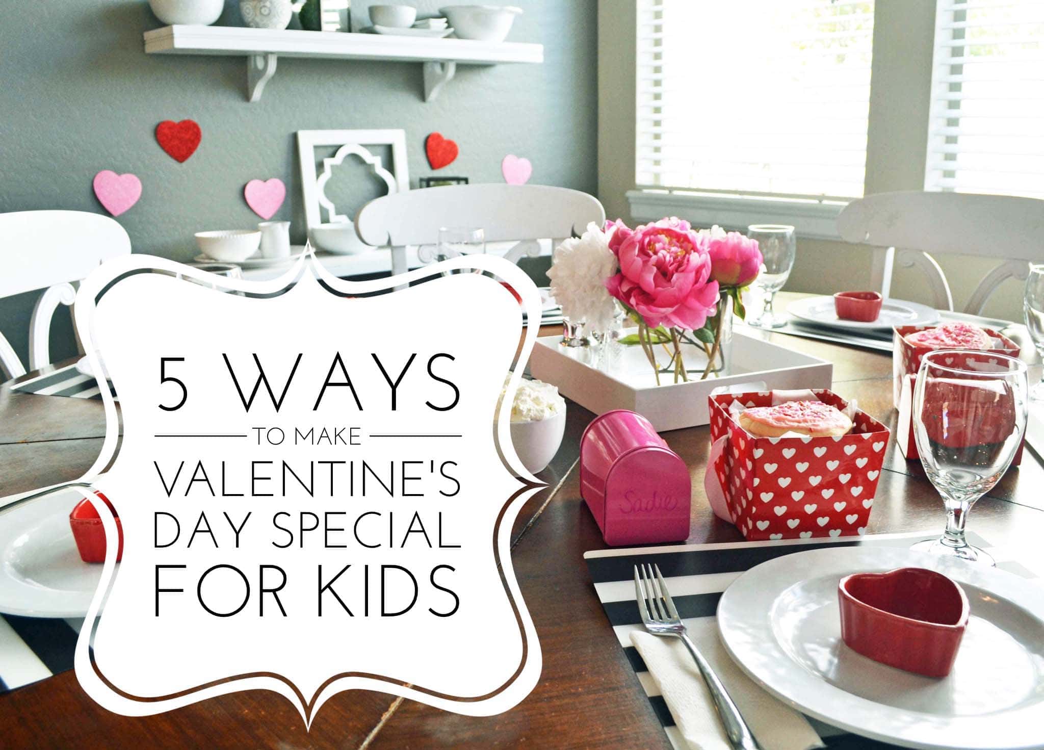 Non-Food Valentine Ideas for School - A girl and a glue gun