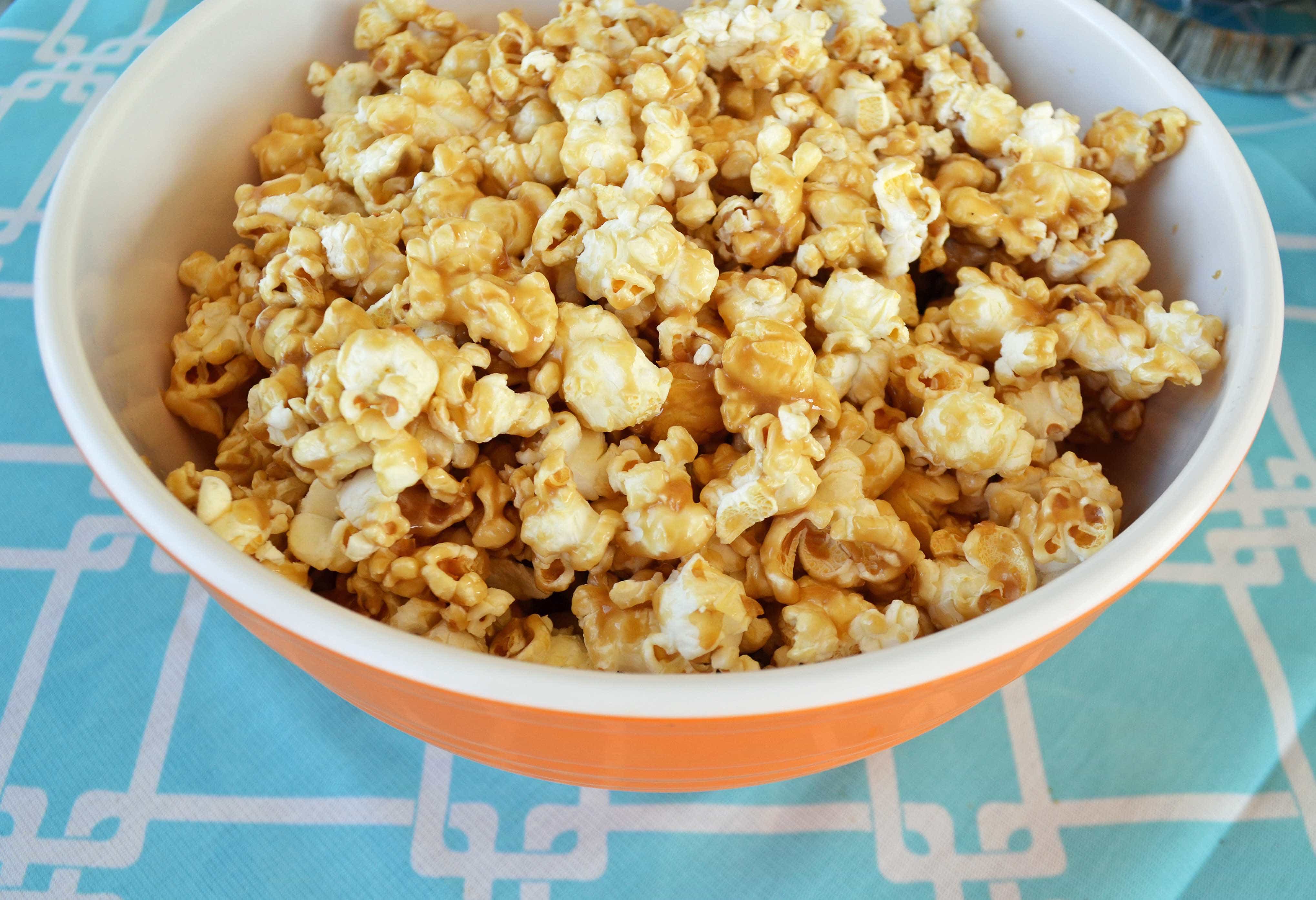 Cassidy's Caramel Corn. The best soft caramel corn recipe. Easy homemade caramel corn made with only a few ingredients. Perfect salted caramel corn. www.modernhoney.com