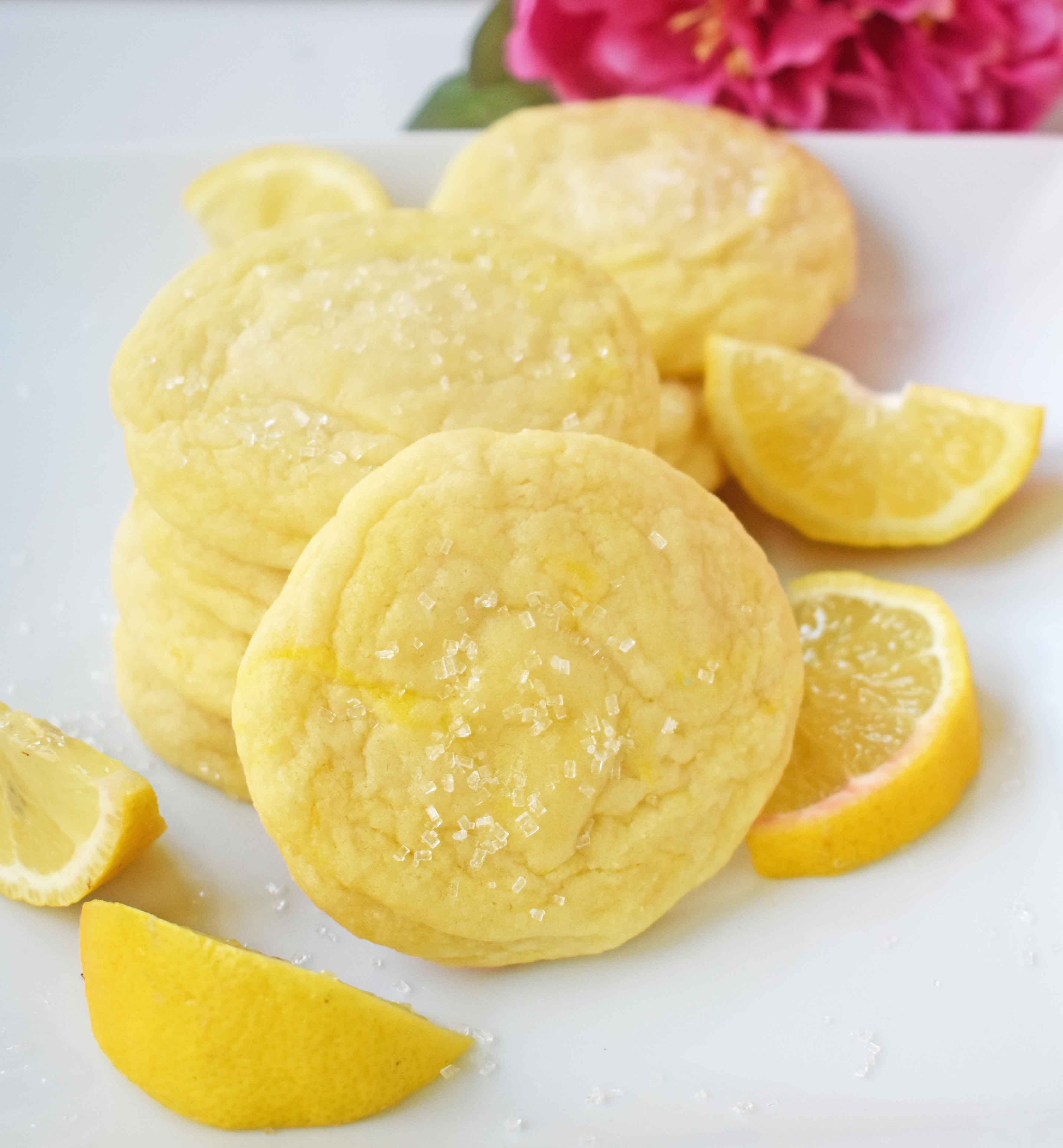Lemon Sugar Cookies. Sweet and tangy cookies that taste like lemonade in a cookie. Soft and tender lemon cookies are one of the most popular cookies. www.modernhoney.com