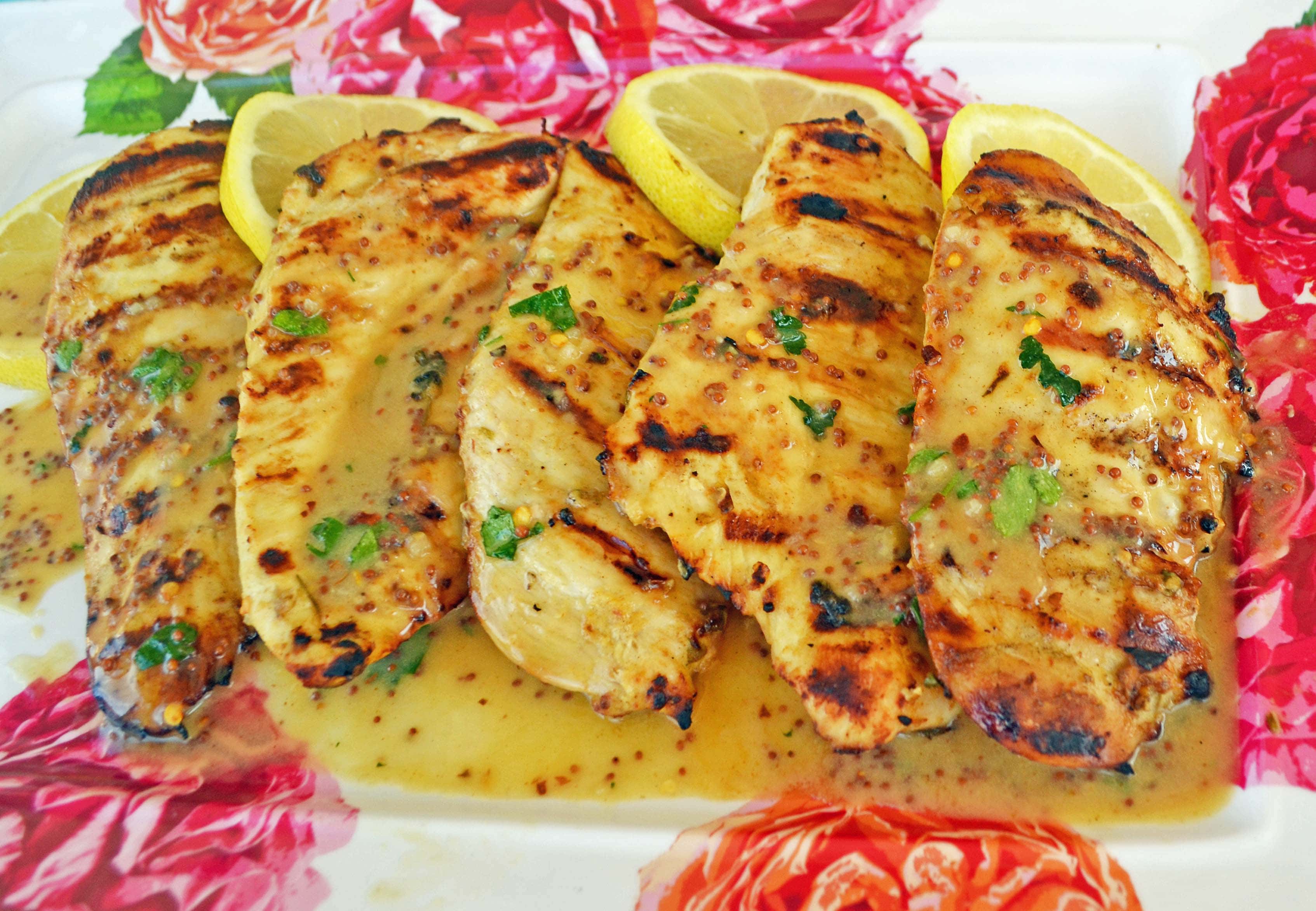 Lemon Honey Dijon Grilled Chicken