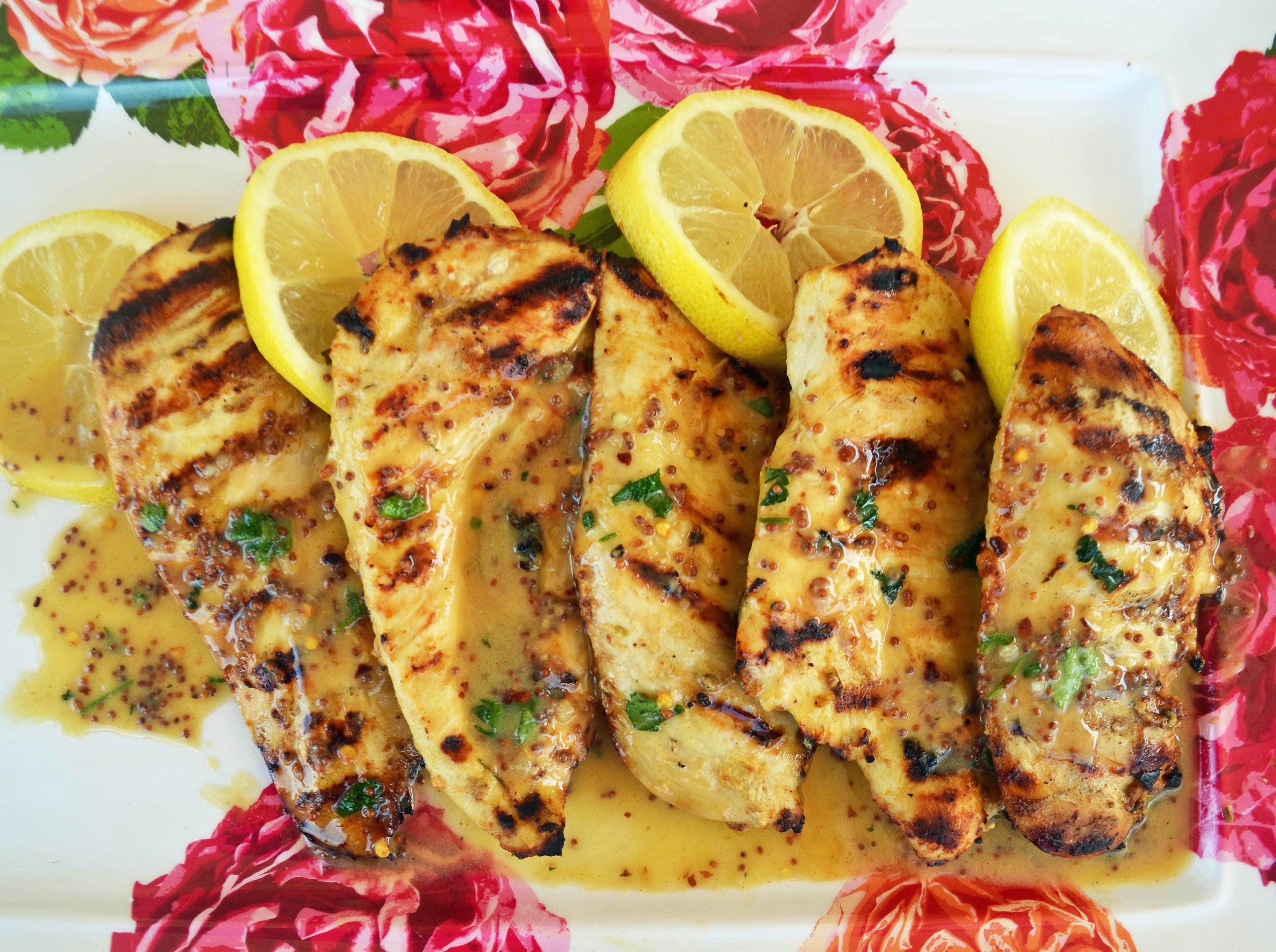 Lemon Honey Dijon Grilled Chicken