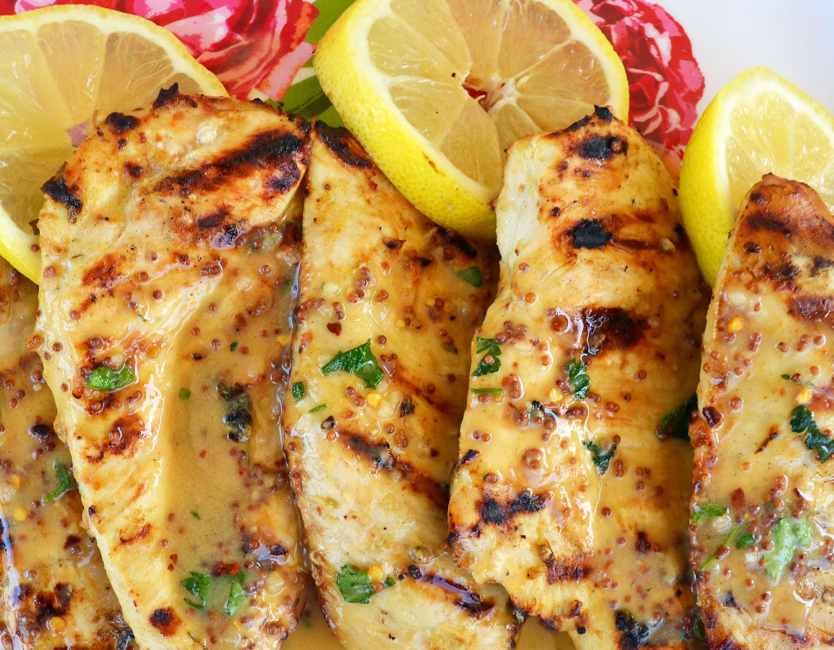 Lemon Honey Dijon Grilled Chicken