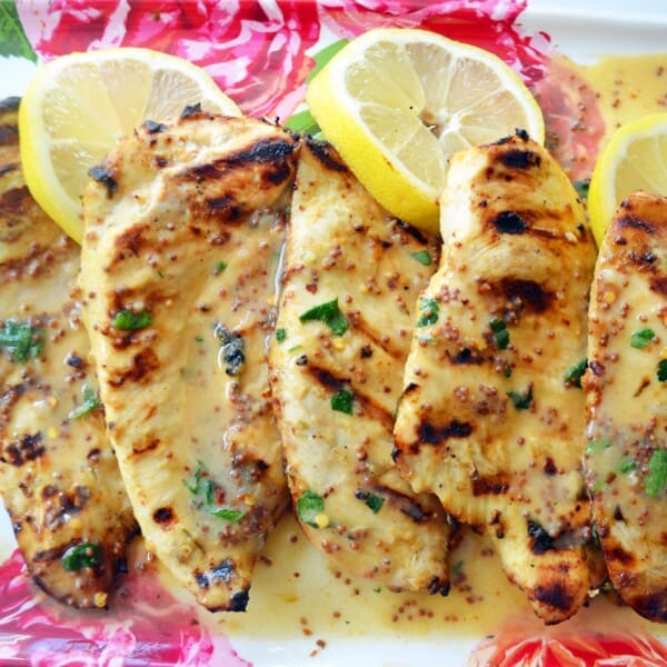 Lemon Honey Dijon Grilled Chicken by Modern Honey