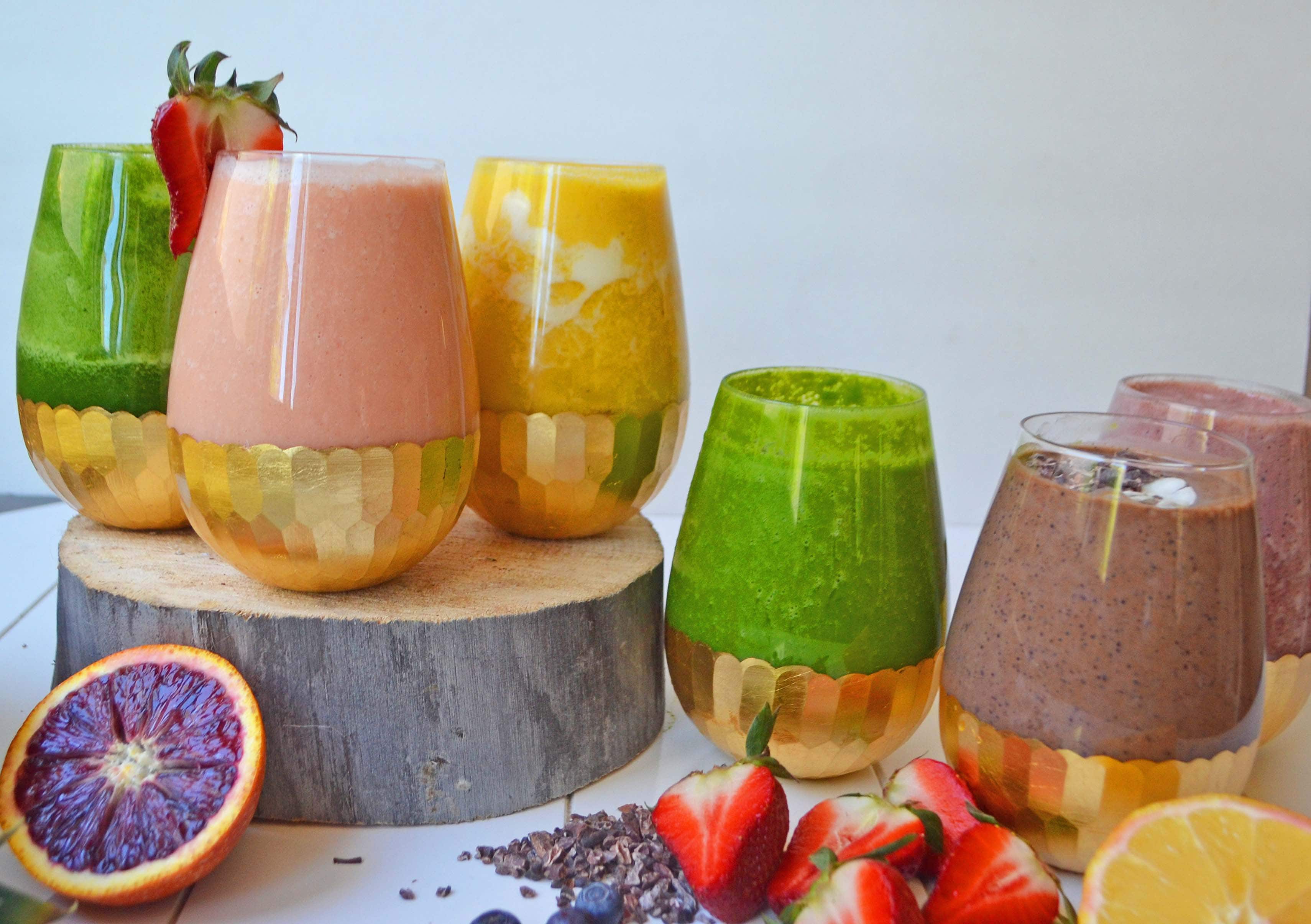 6 Superfood Healthy Smoothies by Modern Honey - www.modernhoney.com