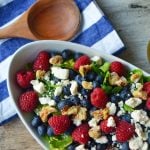 All American Nuts and Berries Salad by Modern Honey l www.modernhoney.com