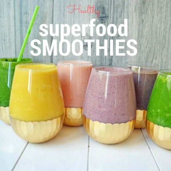 6 Healthy Superfood Smoothies by Modern Honey - www.modernhoney.com