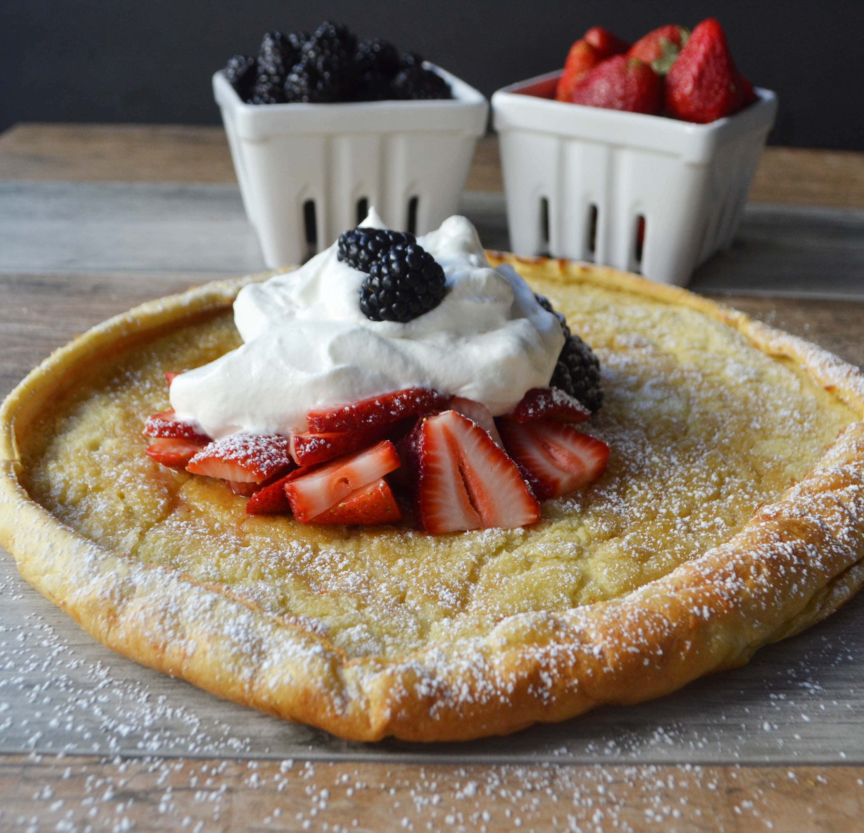 Dutch Baby Puff Pancake by Modern Honey - www.modernhoney.com