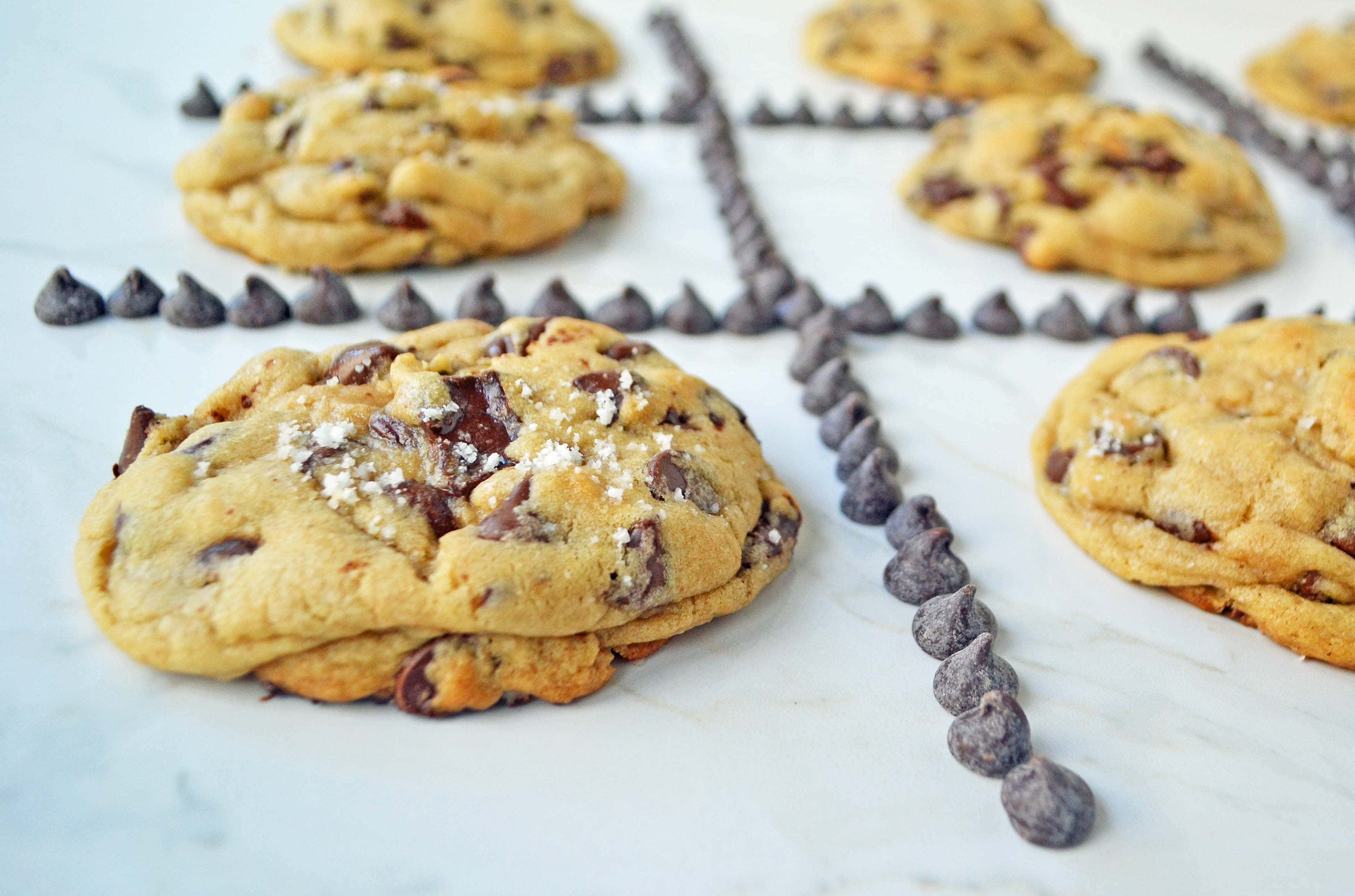 Ultimate Chocolate Chip Cookies by Modern Honey. Secrets to make perfect chocolate chip cookies.