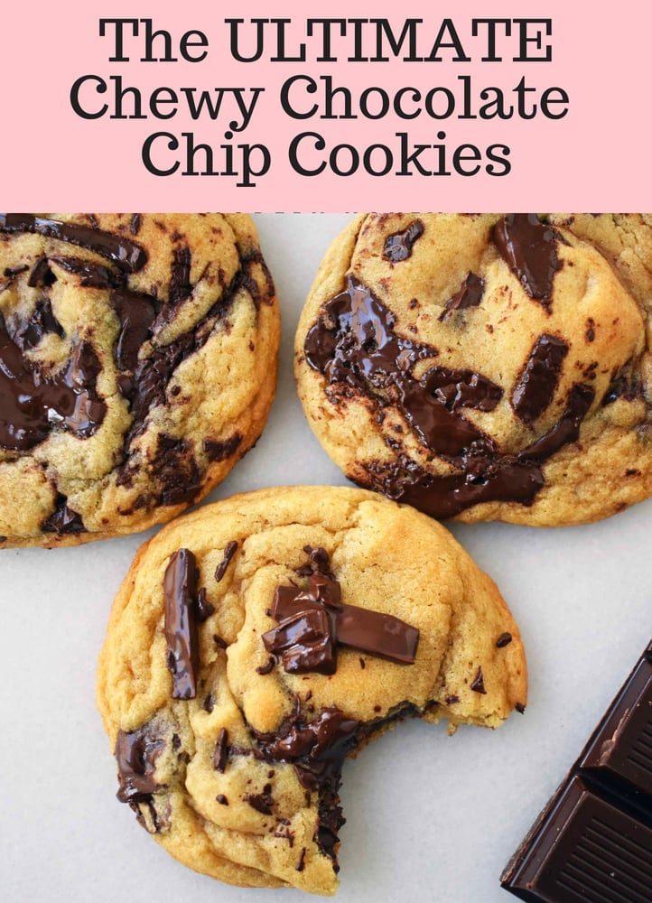 The Ultimate Chocolate Chip Cookie Recipe. How to make the perfect chocolate chip cookies. www.modernhoney.com #cookies #chocolatechipcookies