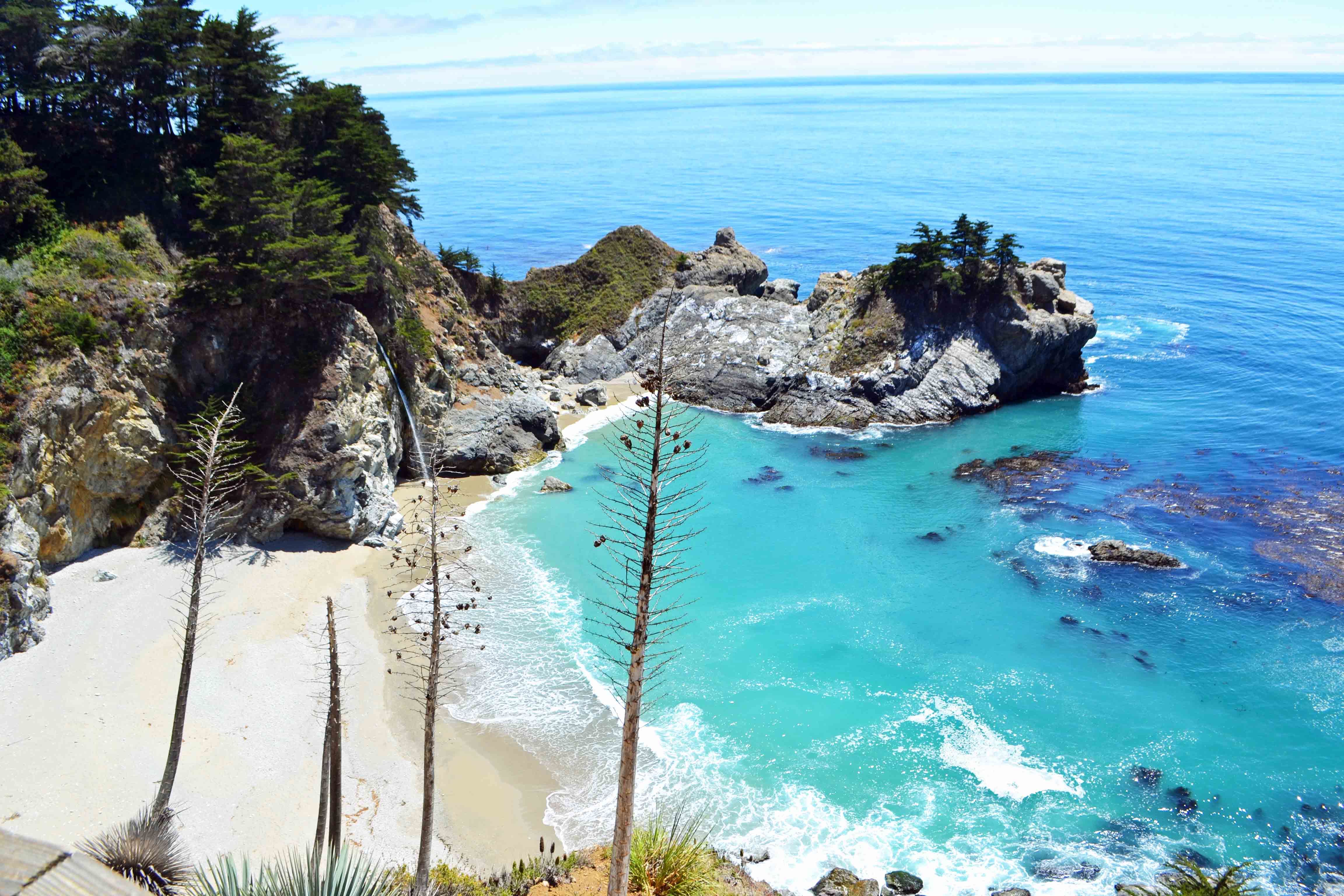 McWay Falls on California Pacific Coast Highway 1 Road Trip