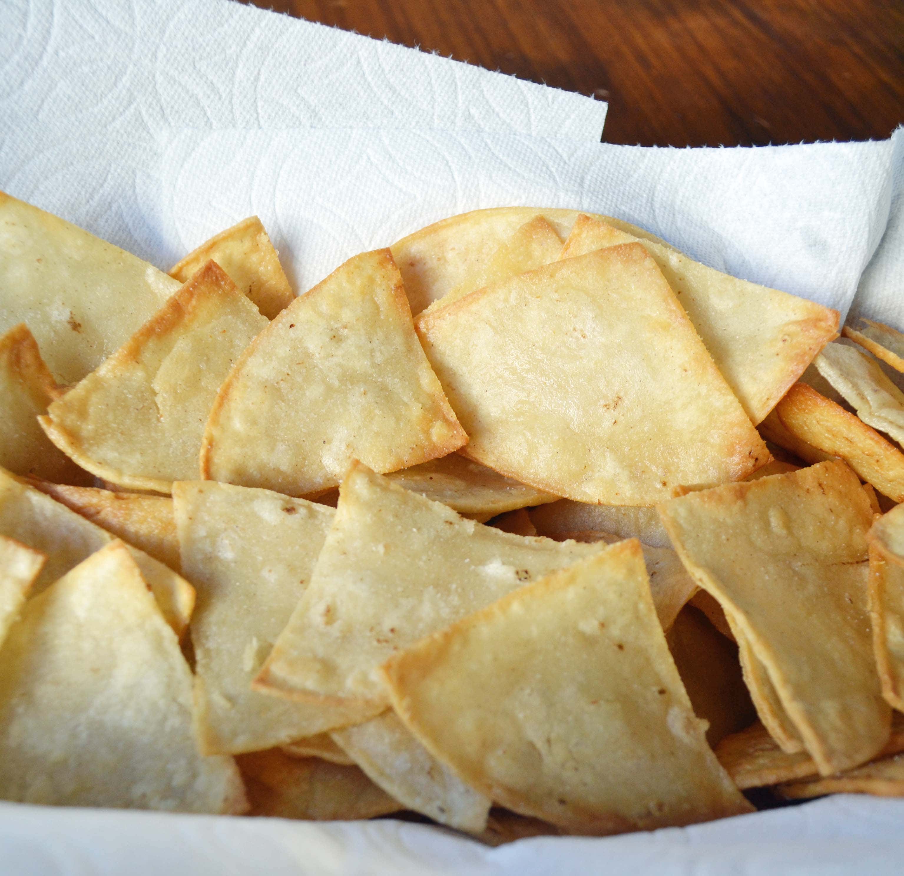 Homemade Tortilla Chips by Modern Honey - www.modernhoney.com