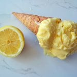 Pucker Up Buttercup Lemon Ice Cream by Modern Honey l www.modernhoney.com