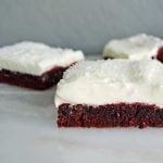 Red Velvet Sugar Cookie Bars by Modern Honey l www.modernhoney.com