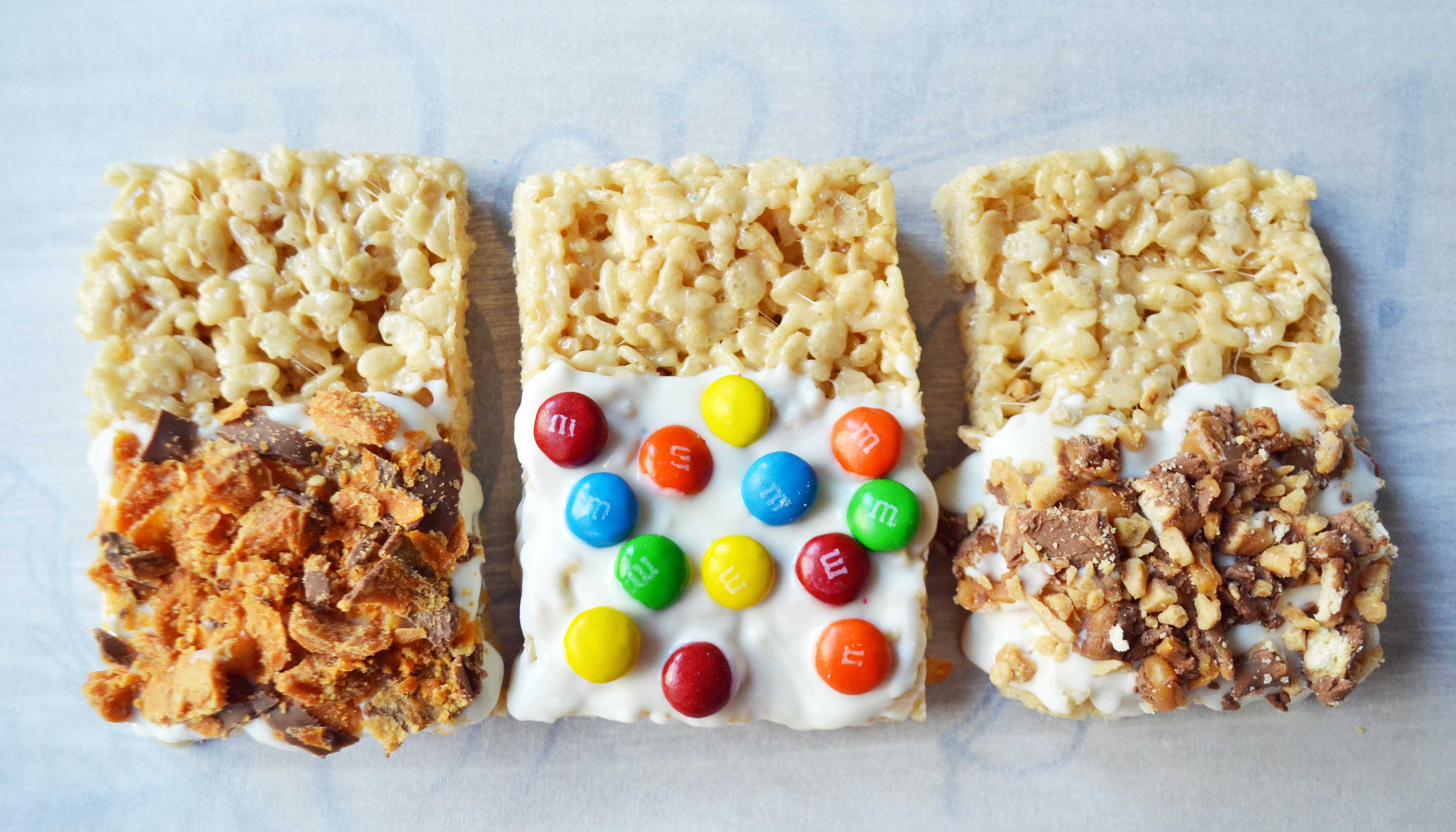 Chocolate Dipped Rice Krispies Treats by Modern Honey l www.modernhoney.com