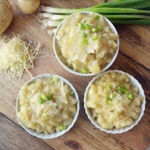 Parmesan Potato Risotto by Modern Honey l www.modernhoney.com