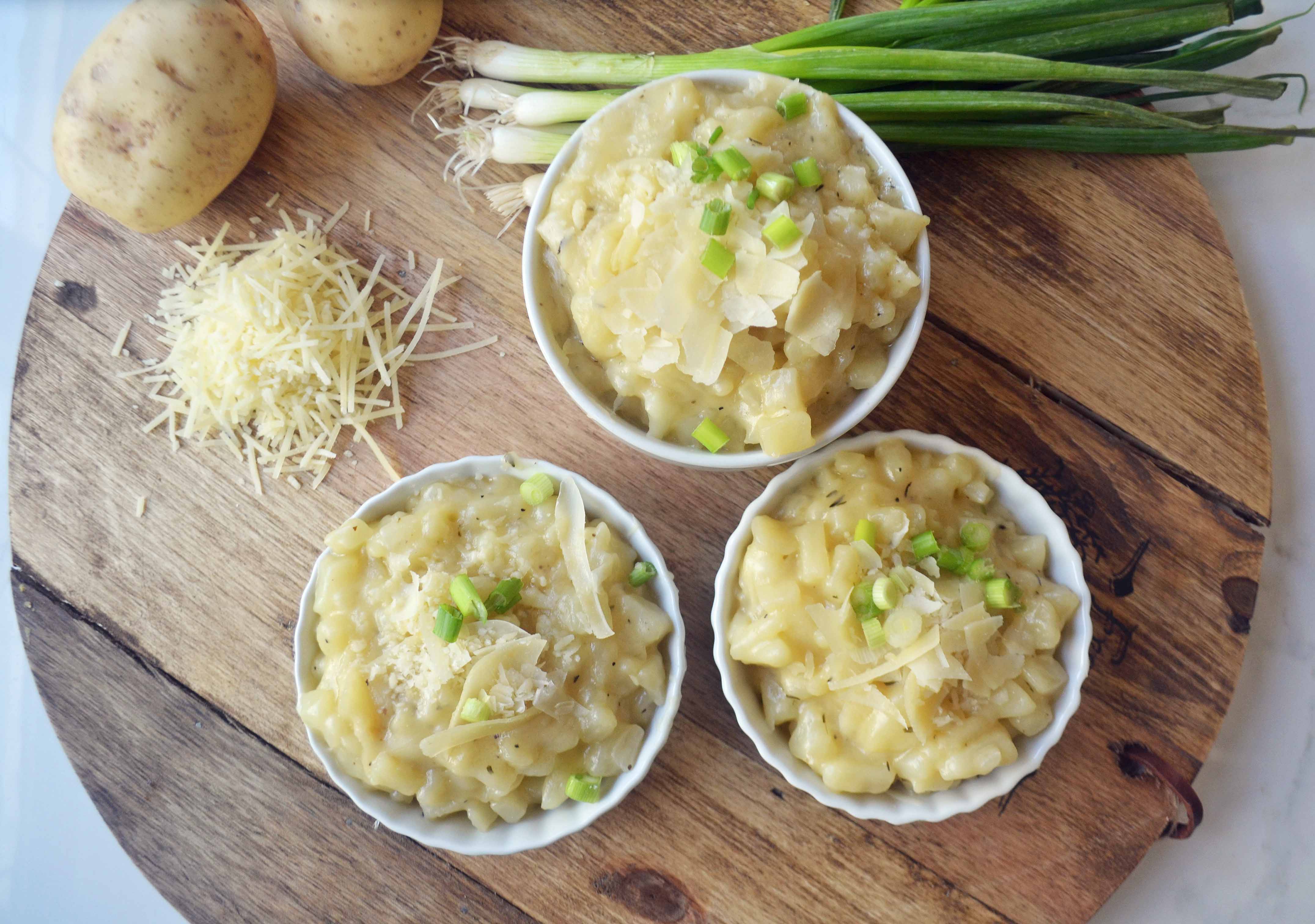 Parmesan Potato Risotto by Modern Honey l www.modernhoney.com