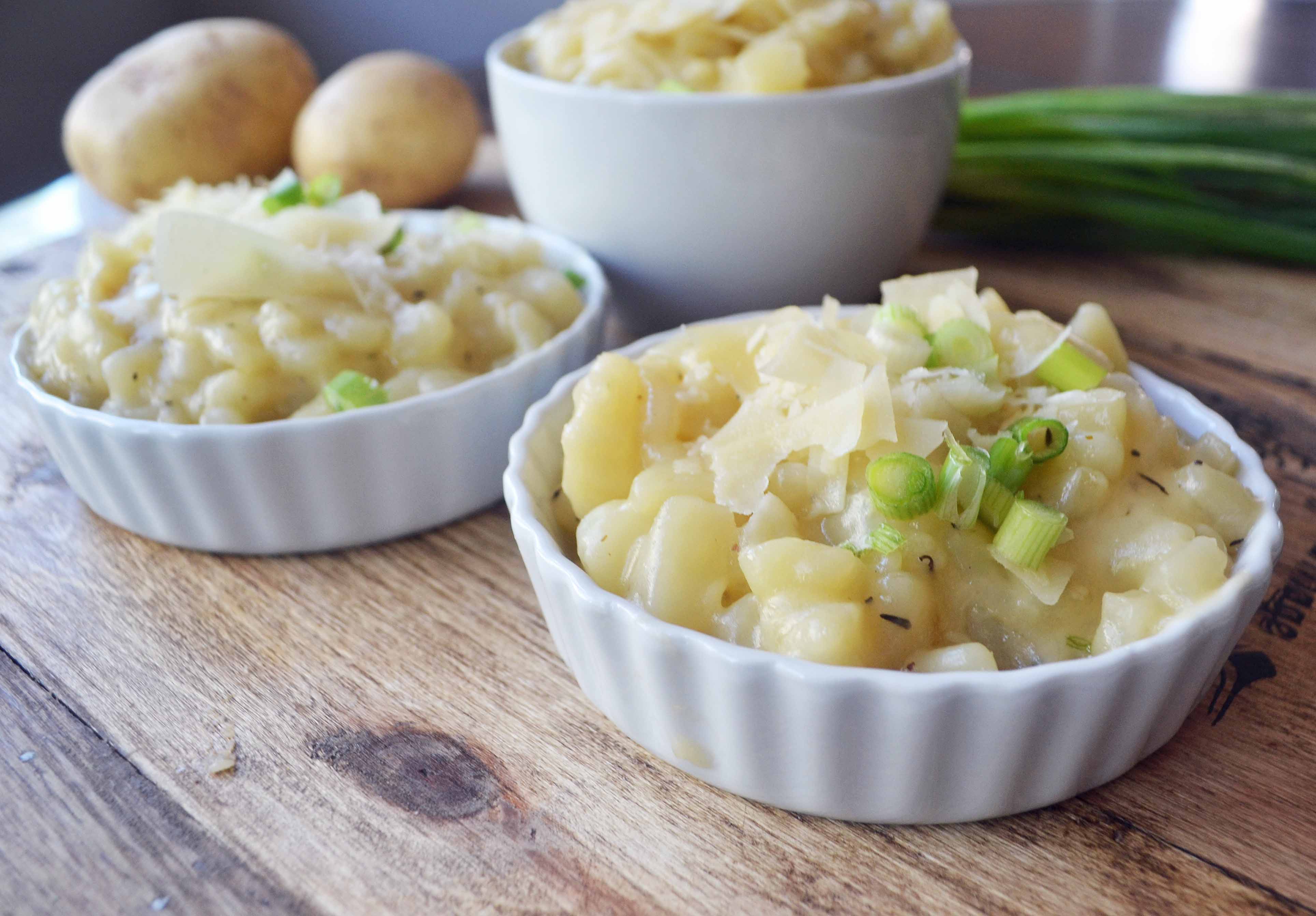 Parmesan Potato Risotto by Modern Honey l www.modernhoney.com