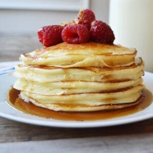 Sweet Cream Ricotta Pancakes by Modern Honey l www.modernhoney.com