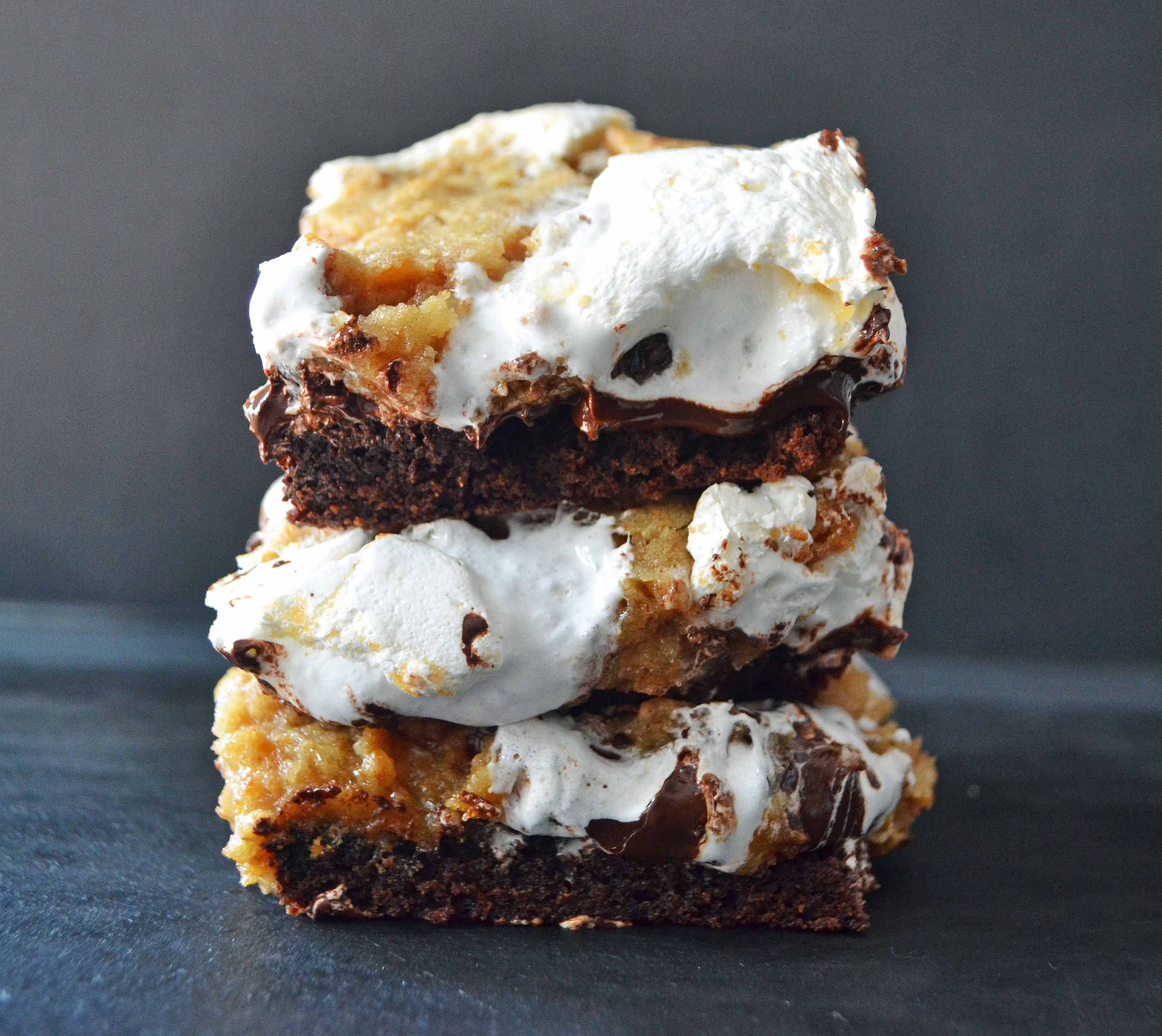 S'more Brownie Bars by Modern Honey l www.modernhoney.com