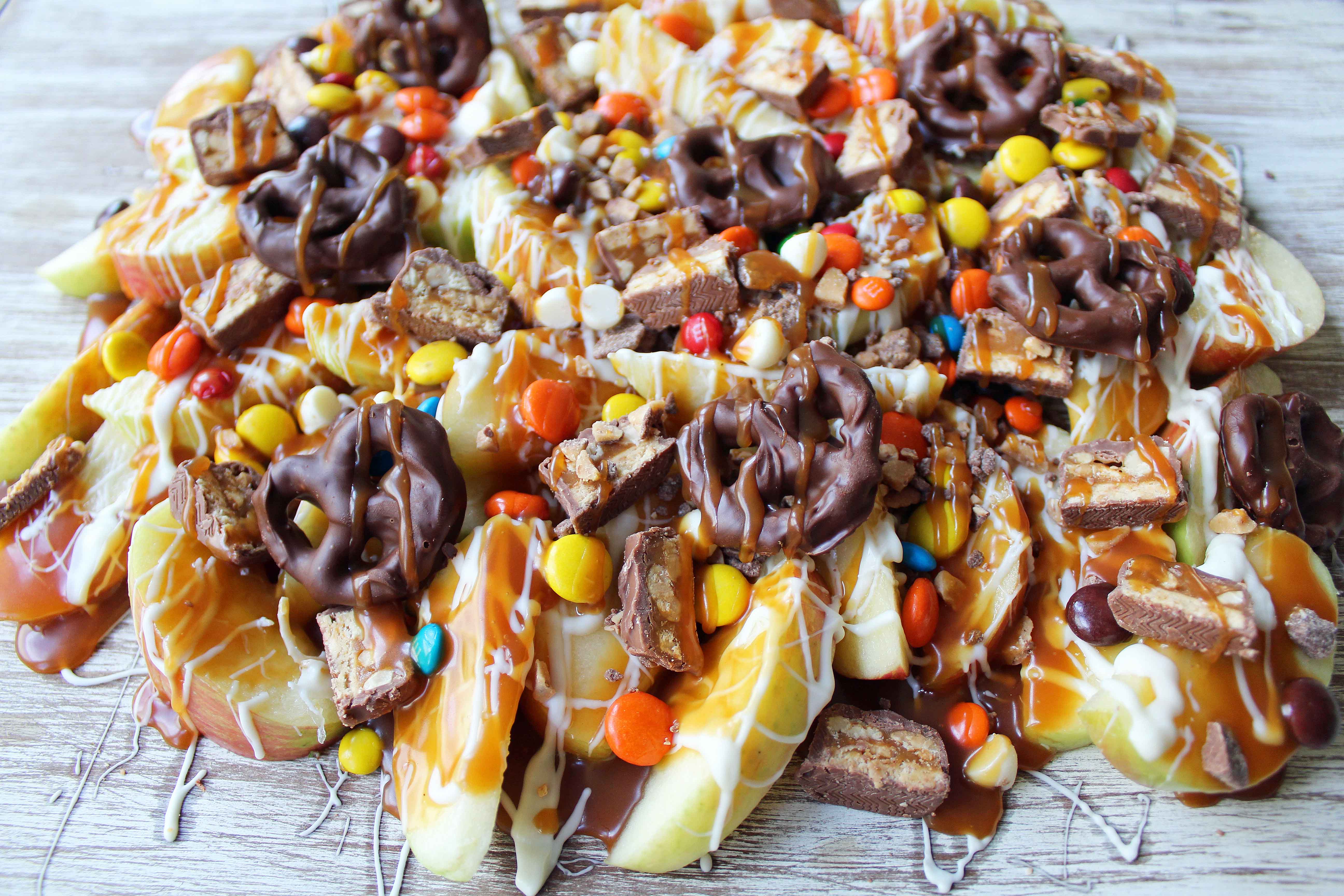 Chocolate Covered Apple Slices