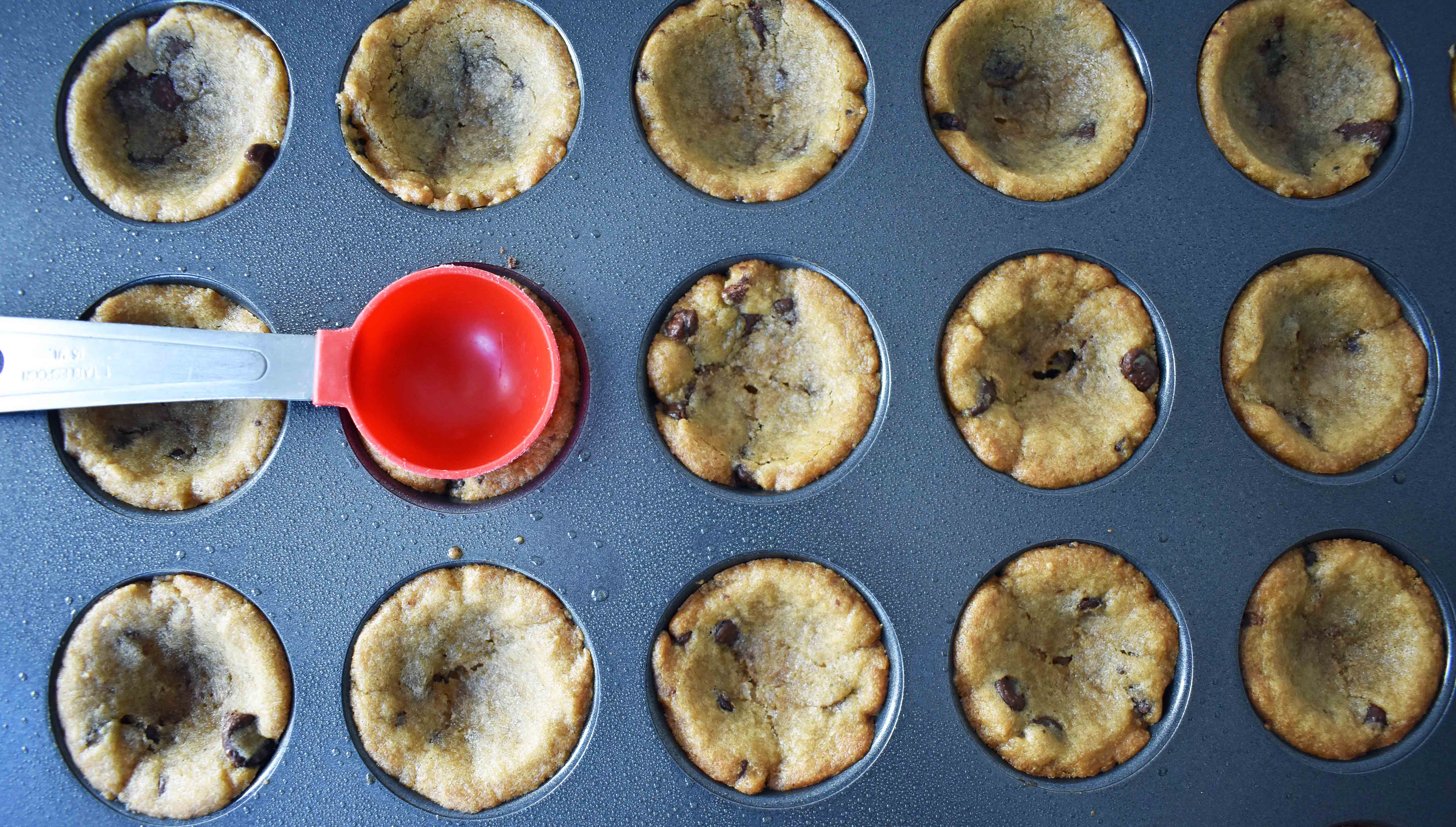 Chocolate Ganache Filled Cookie Cups