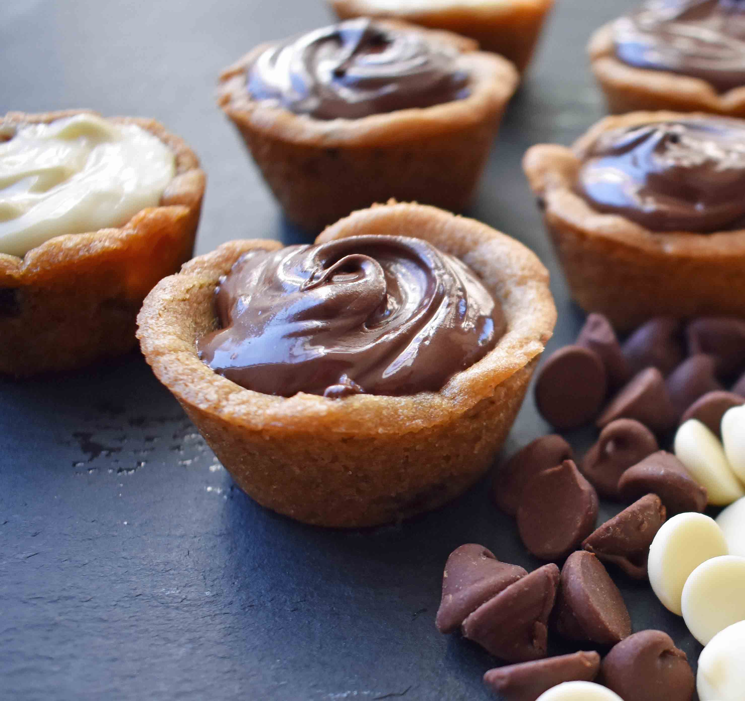Chocolate Ganache Filled Cookie Cups by Modern Honey