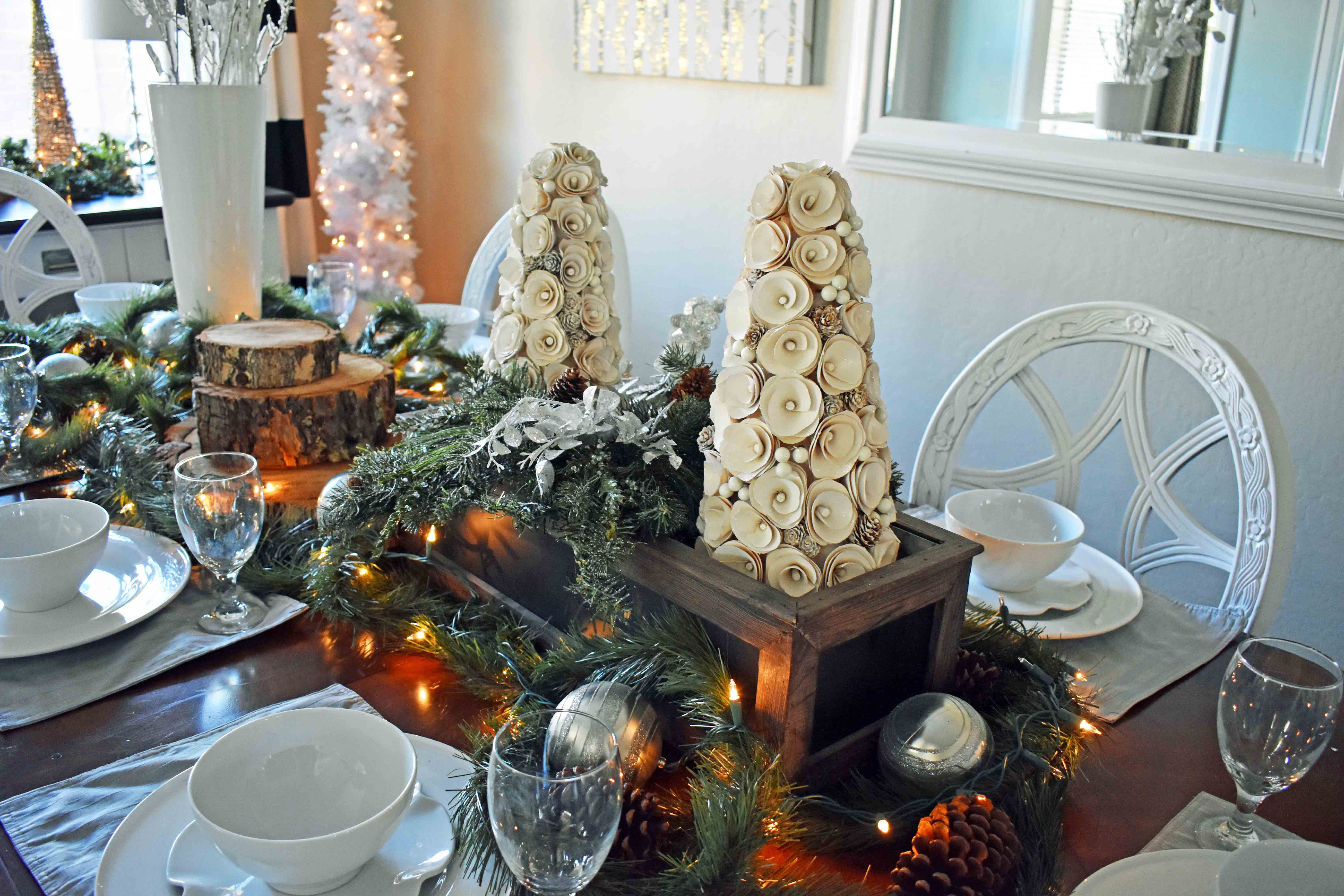 Christmas Decor Ideas by Modern Honey. Beautiful ways to transform your home for Christmas.