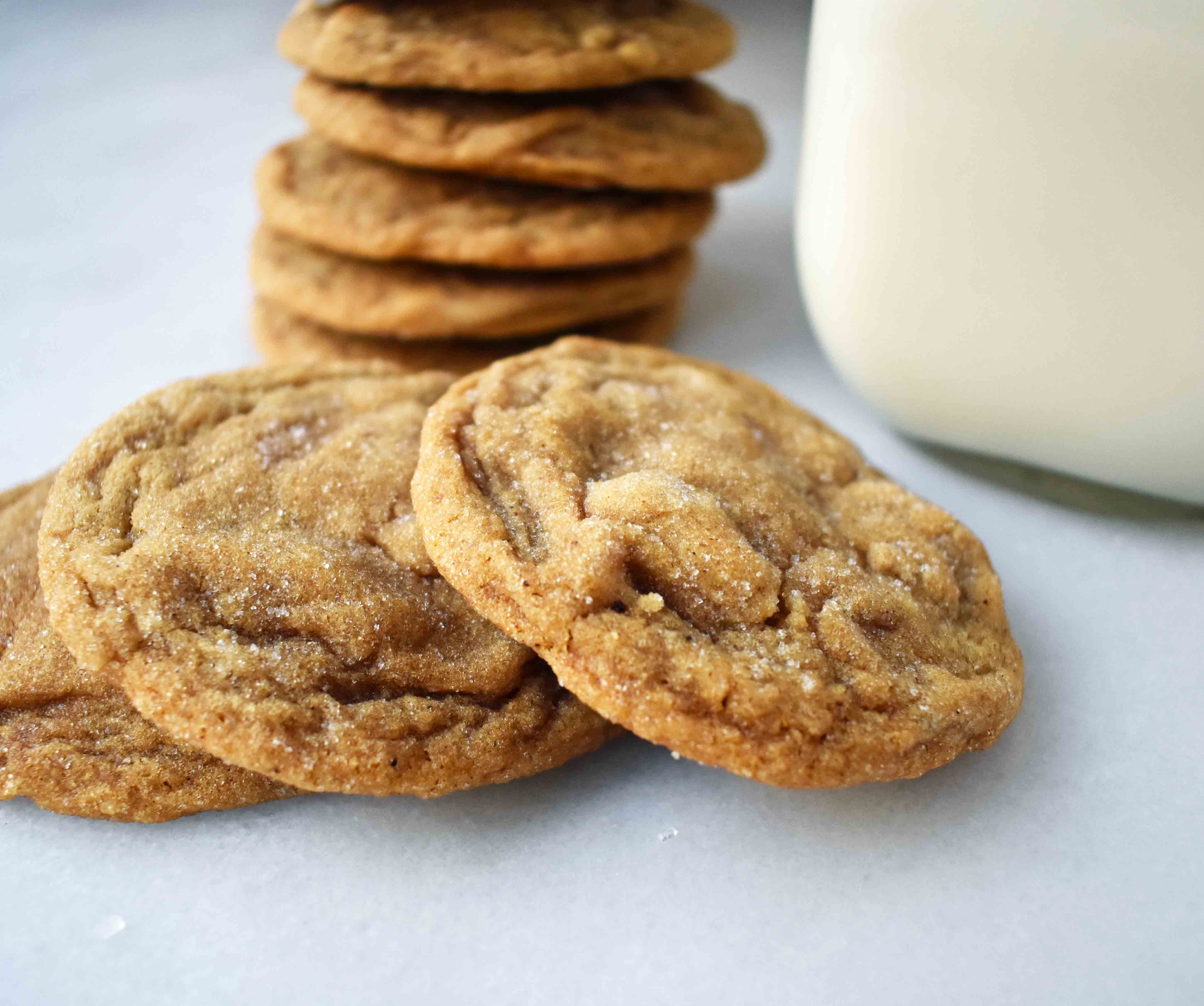 Grandma Geri's Gingersnaps. Soft gingersnaps filled with spices and a secret ingredient. These cookies are so popular for a reason!