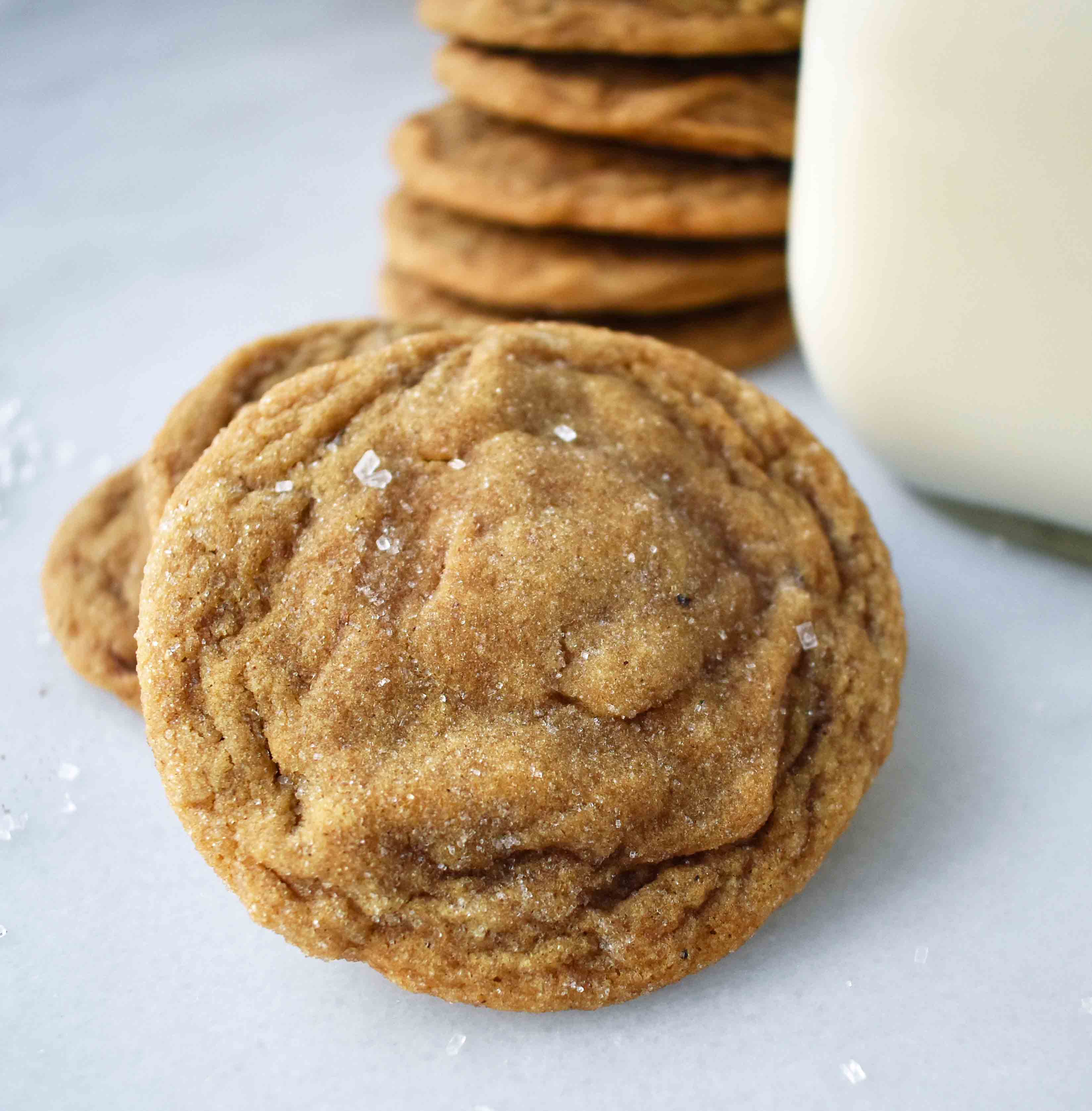 Grandma Geri's Gingersnaps. Soft gingersnaps filled with spices and a secret ingredient. These cookies are so popular for a reason!