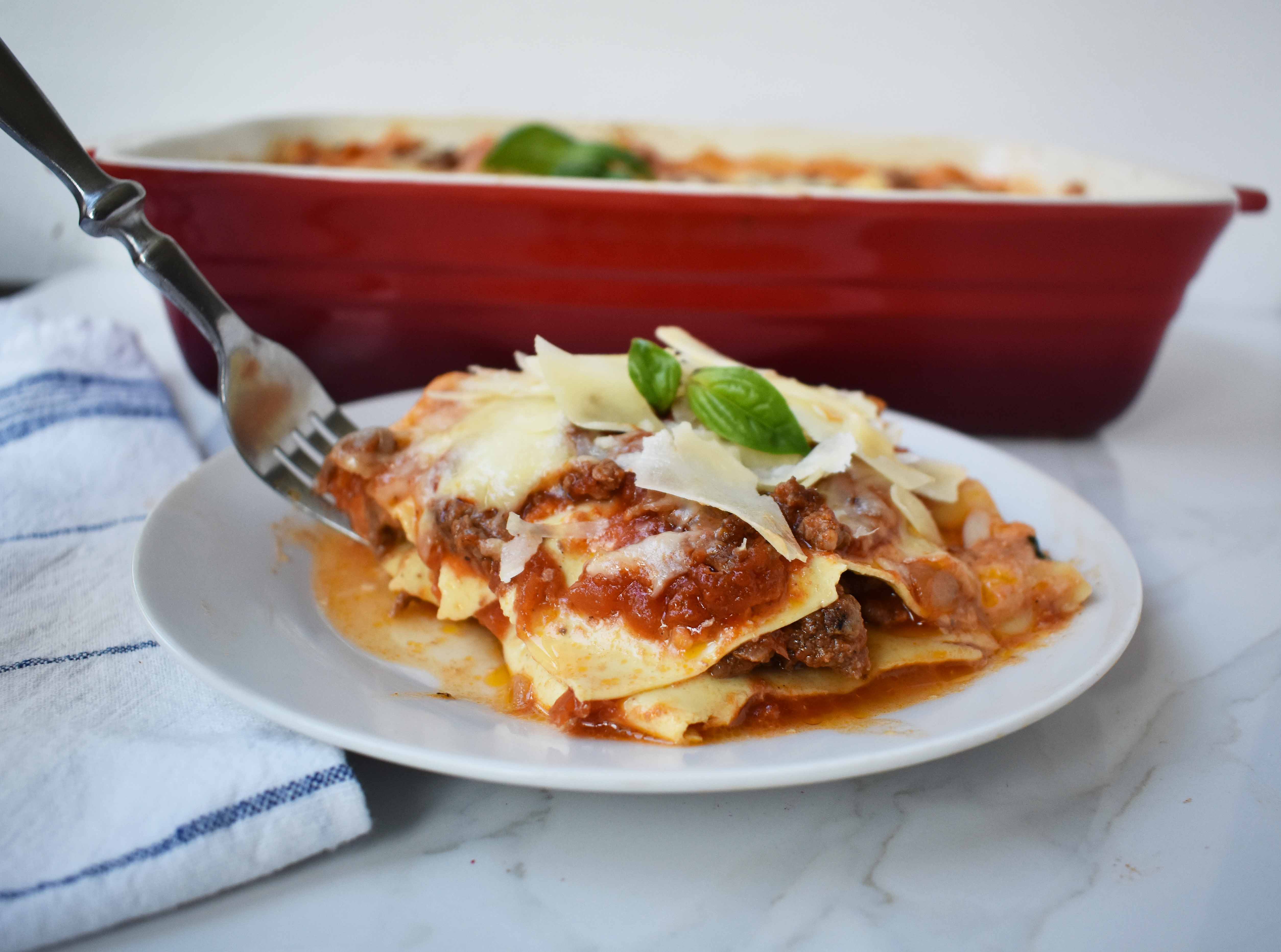 Lasagna Bolognese Bottega Mathi Bistrot Italien Rennes