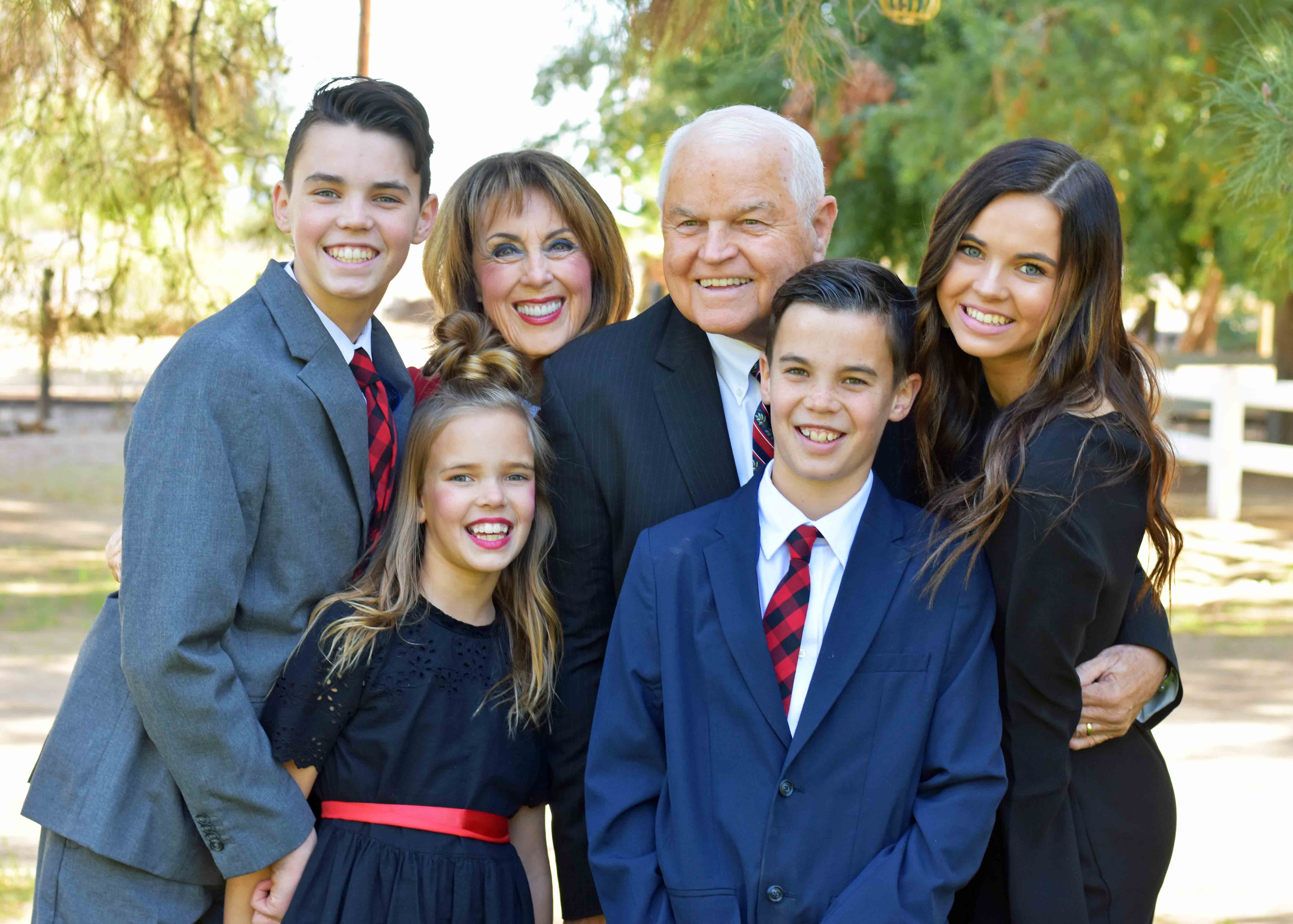 Christmas Photos with Grandma and Grandpa. 