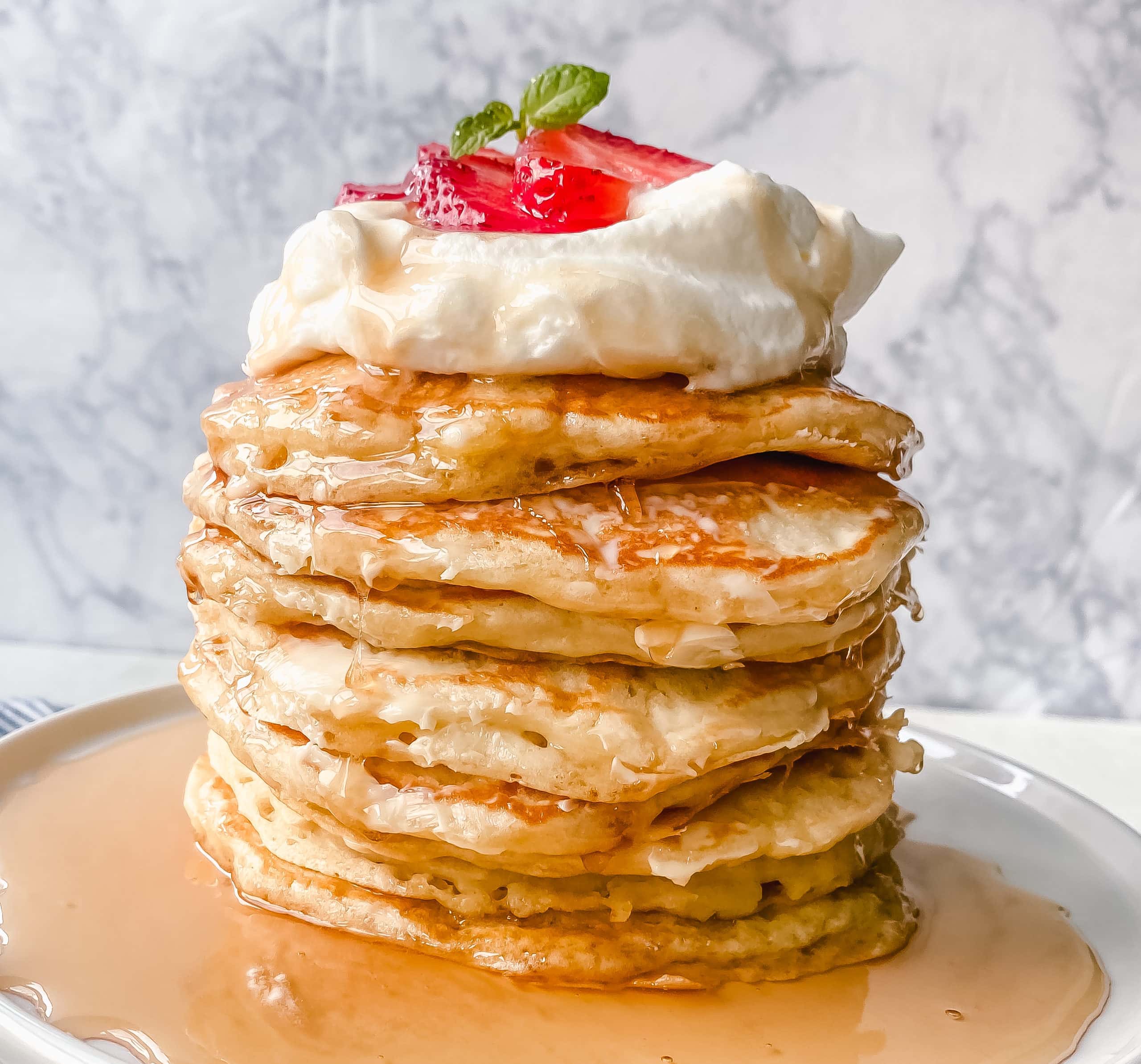 BEST BUTTERMILK PANCAKES. The best homemade buttermilk pancake recipe! This is the only pancake recipe you will ever need. Tender texture, light and fluffy, and these pancakes will melt in your mouth! 