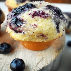 Best Blueberry Muffins by Modern Honey. The perfect blueberry muffin recipe using both butter and oil, buttermilk, and fresh blueberries.