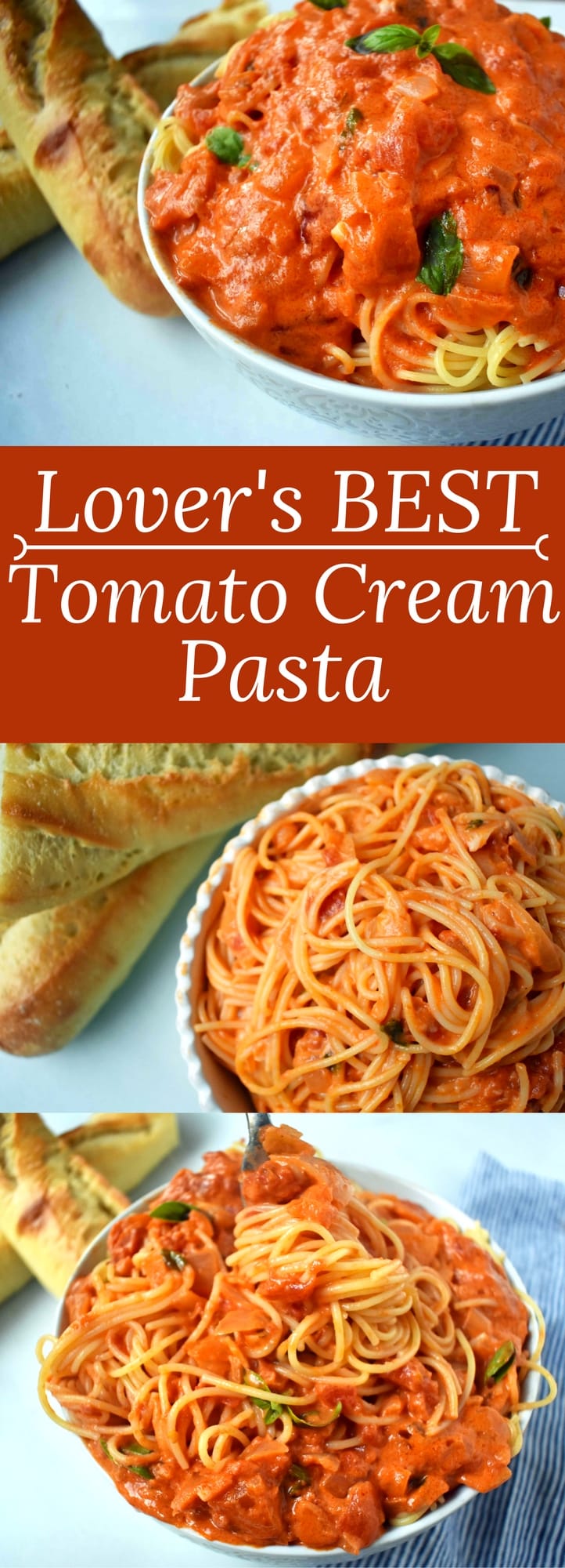 Lover's BEST EVER Tomato Cream Pasta by Modern Honey