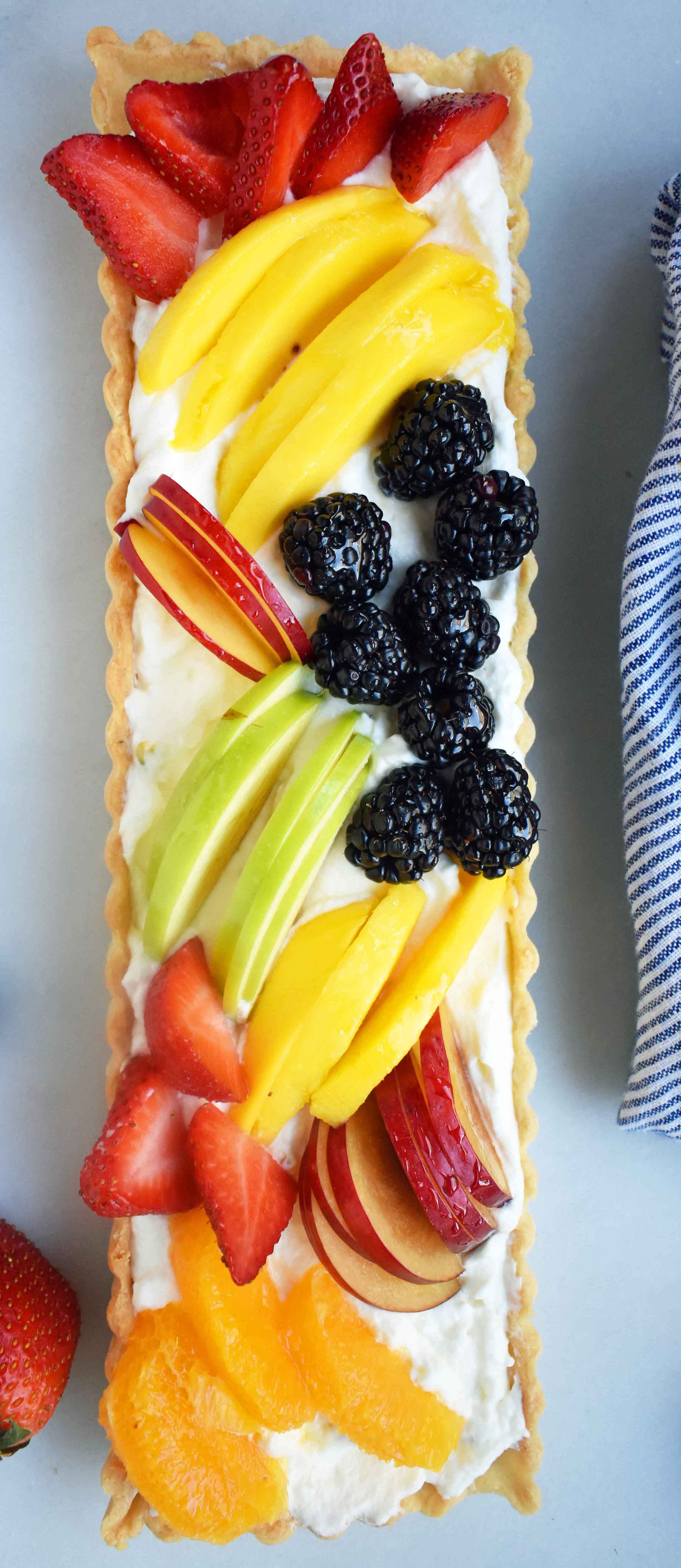 Fresh Fruit Tart with Vanilla Pastry Cream – Modern Honey