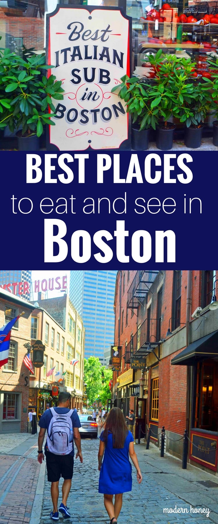 Best Places to Eat and See in Boston. A list of the best things to do and best places to eat while traveling to Boston. Weather in Boston, transportation in Boston, and entertainment and food in Boston. www.modernhoney.com