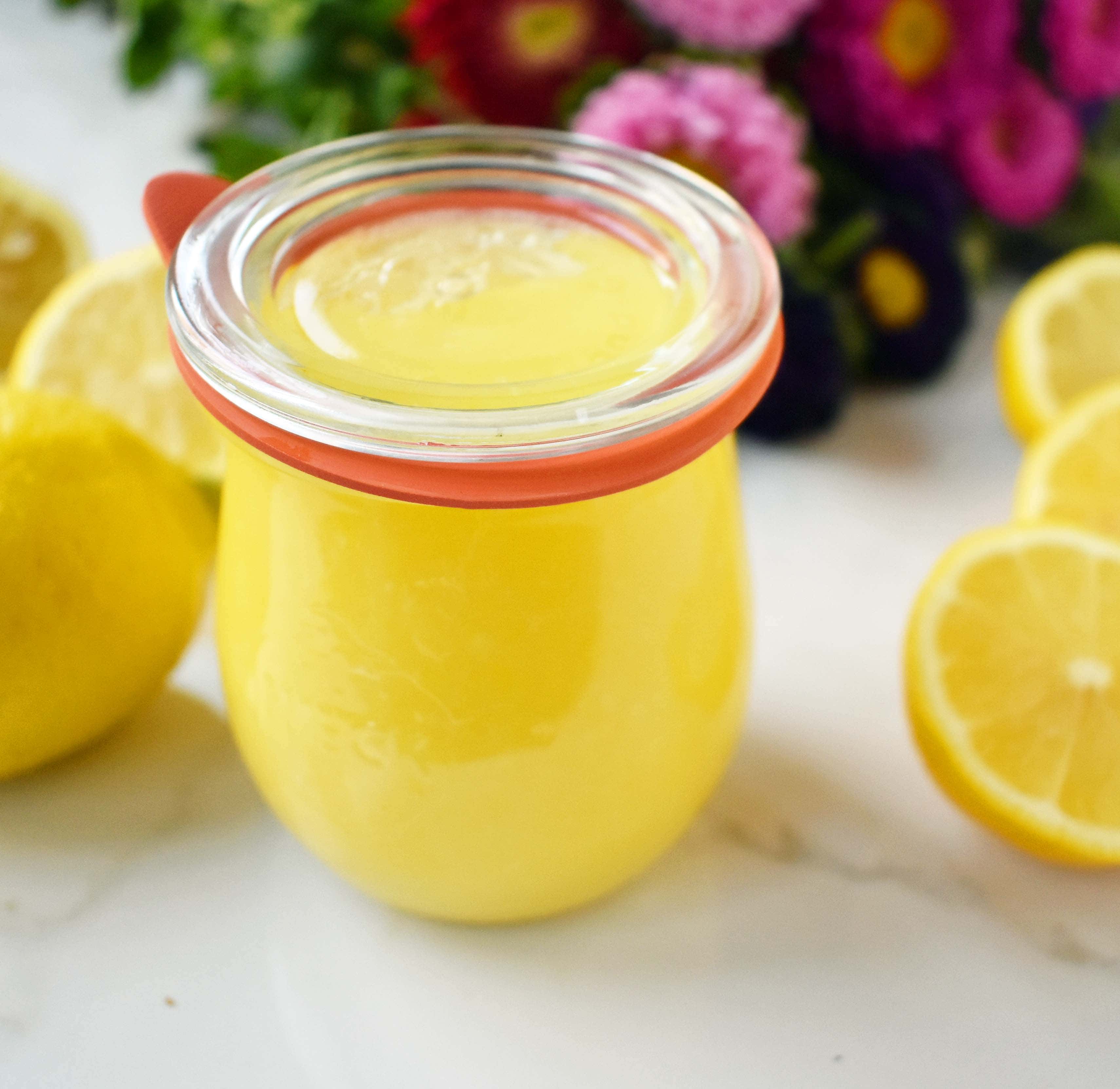 Lemon Cream Parfait Pie Jars. Homemade lemon curd layered with graham or butter cookie crust and sweetened cream cheese and whipped cream. The perfect dessert for parties, Mother's Day, Spring, or Summer parties. It's a lemon cream pie in a jar. Also, tips on how to make it into a 9 inch lemon cream pie. www.modernhoney.com