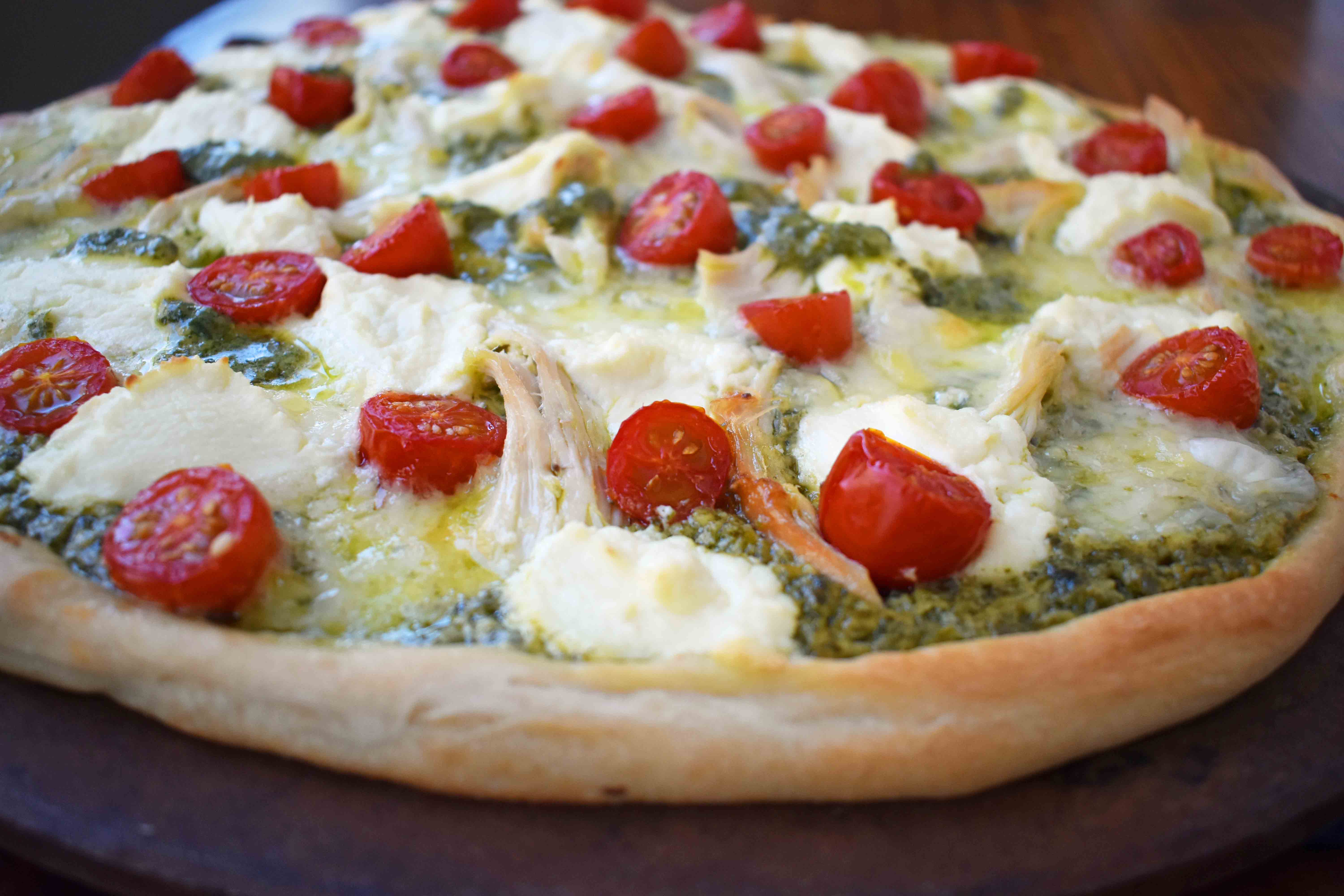 Chicken Pesto Pizza – Modern Honey