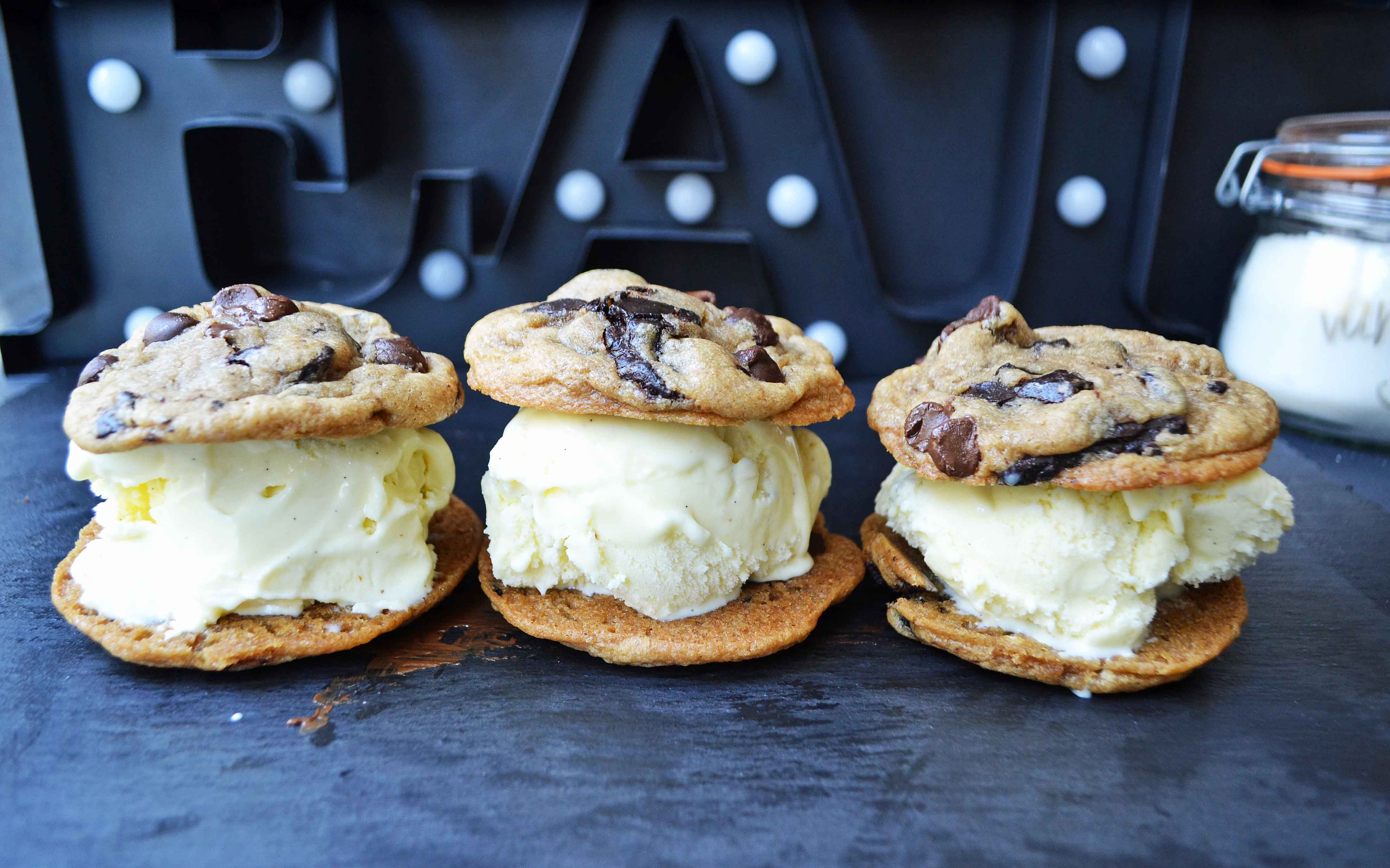 Cookie Ice Cream Sandwiches Recipe 