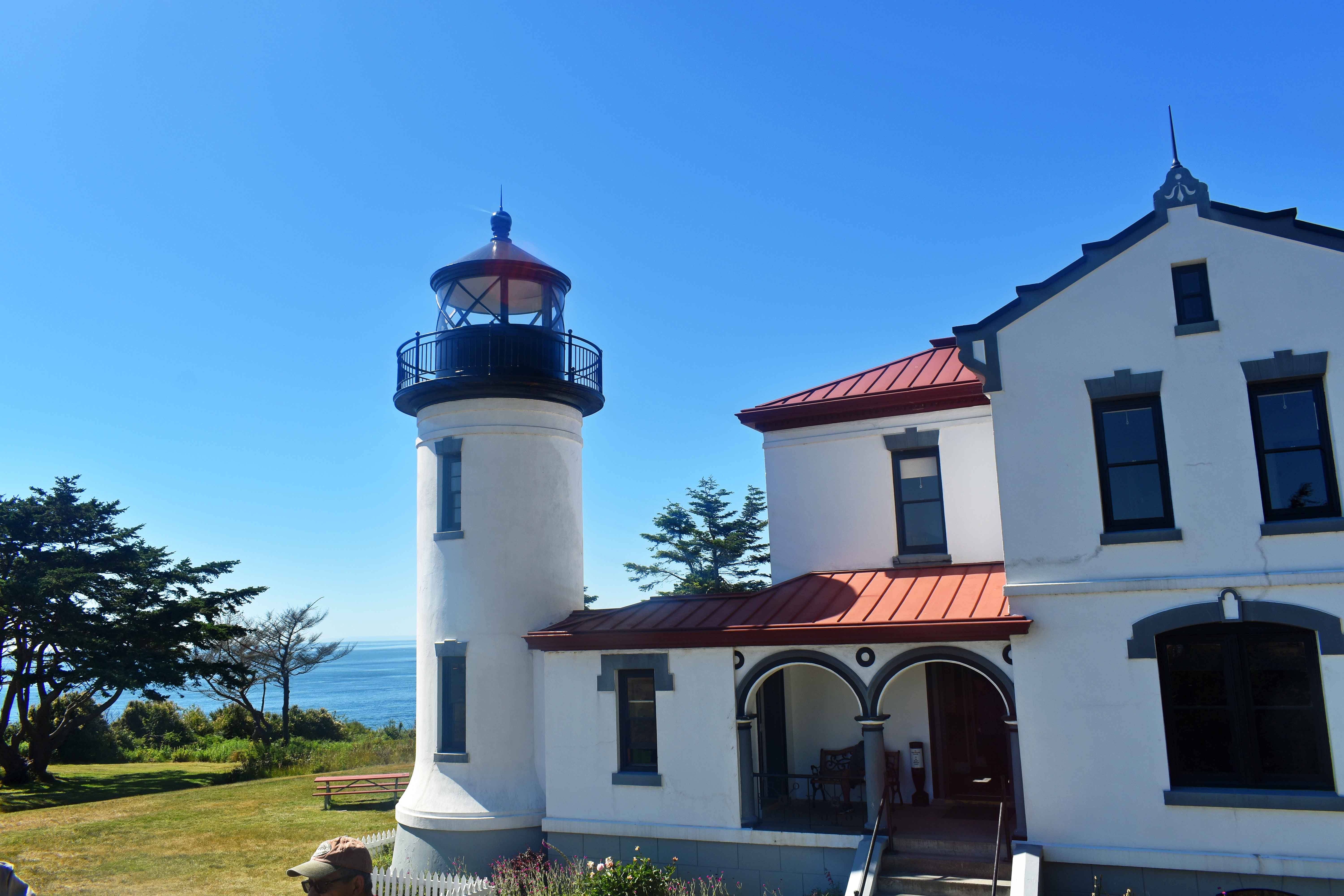 Admiralty Head Lighthouse located on Whidbey Island near Coupeville, Island County, Washington, on the grounds of Fort Casey State Park. Best Places to Eat and See in Seattle. The most popular spots to visit and the best restaurants. Tips on the best places to see in Seattle Washington. www.modernhoney.com